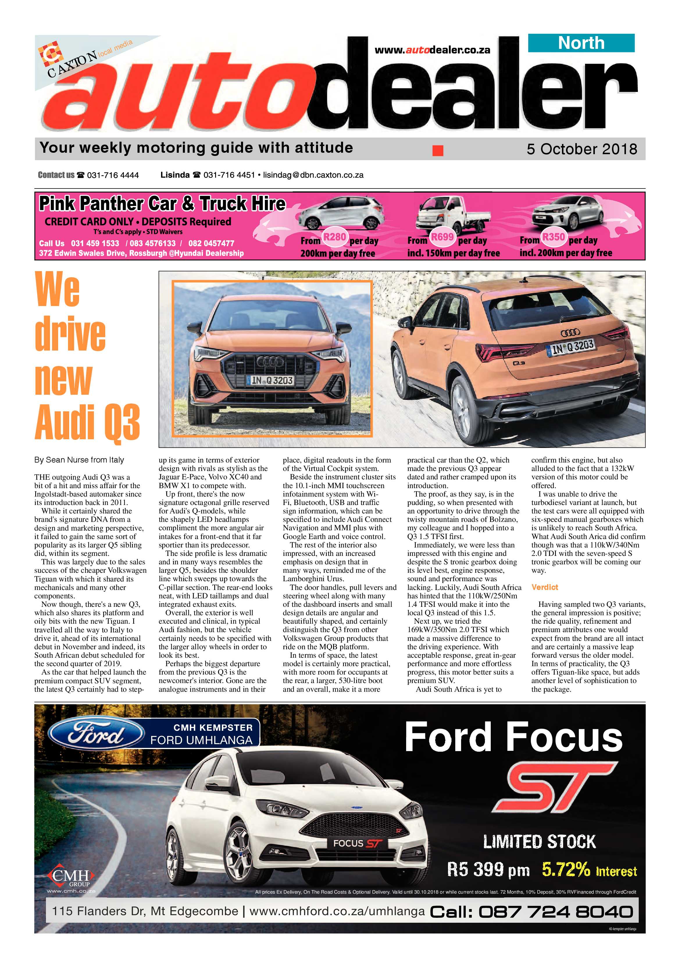 Northglen News 5 October 2018 page 13