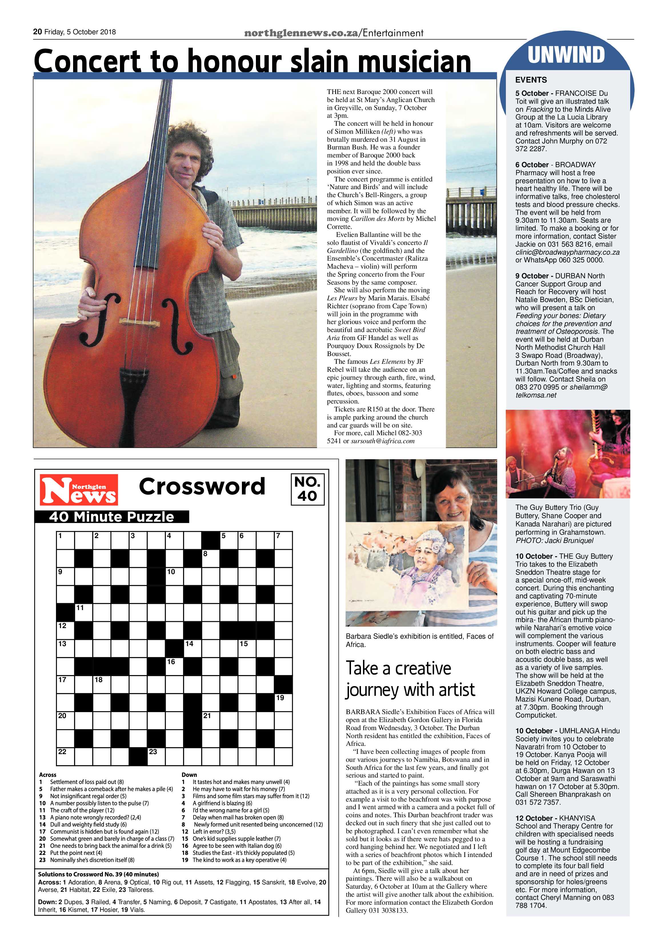 Northglen News 5 October 2018 page 20