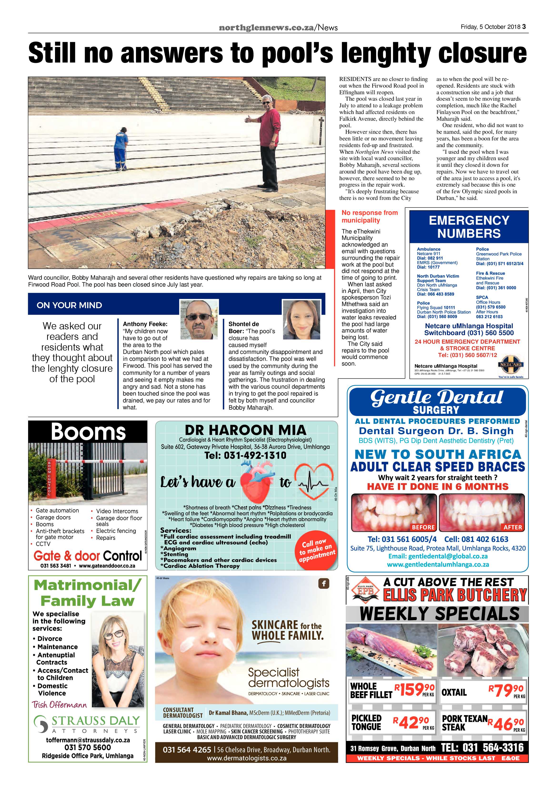 Northglen News 5 October 2018 page 3