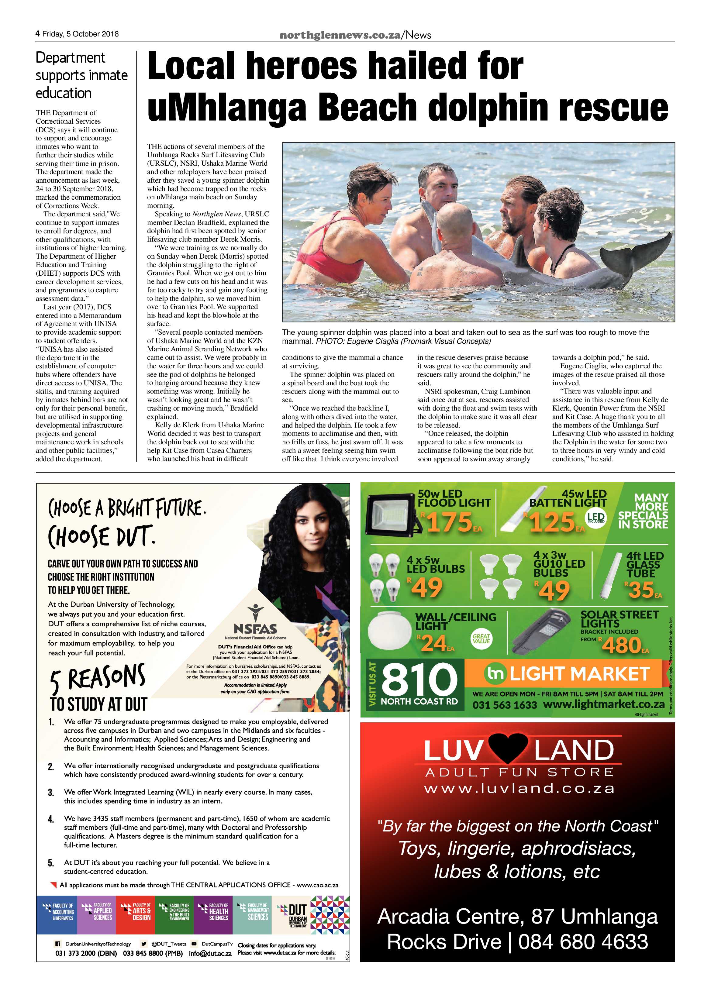 Northglen News 5 October 2018 page 4