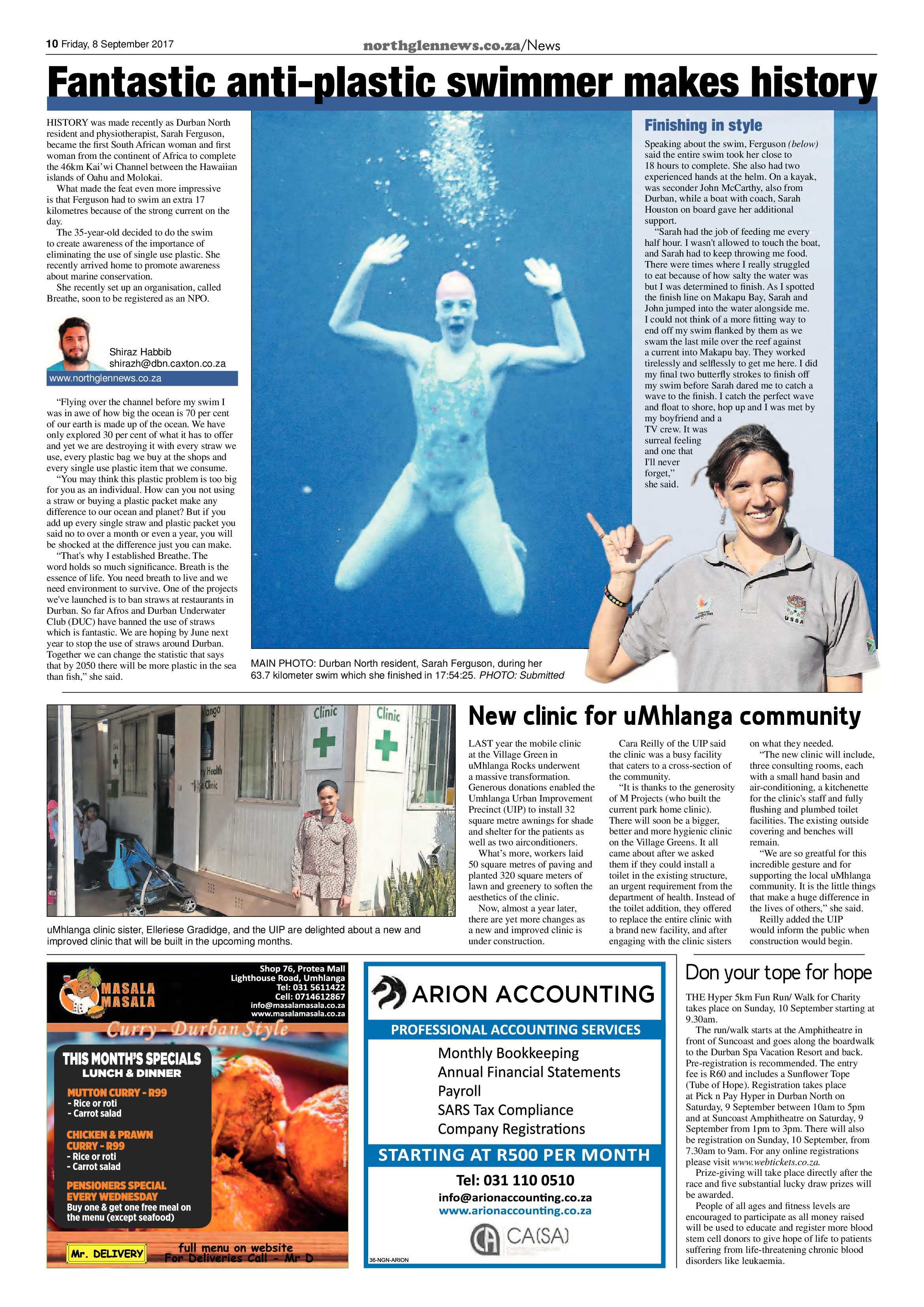 Northglen News 5 September 2017 page 10