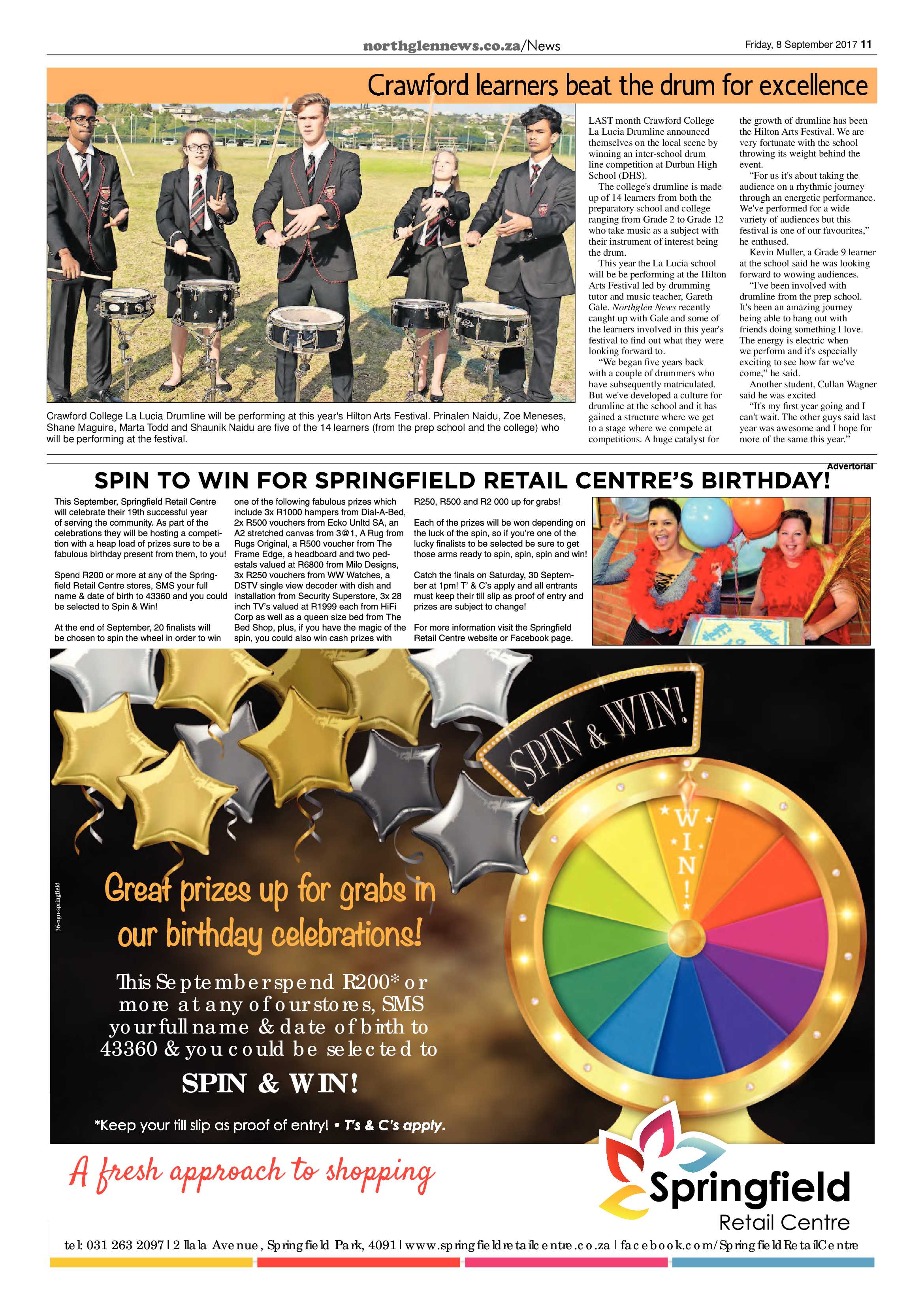Northglen News 5 September 2017 page 11