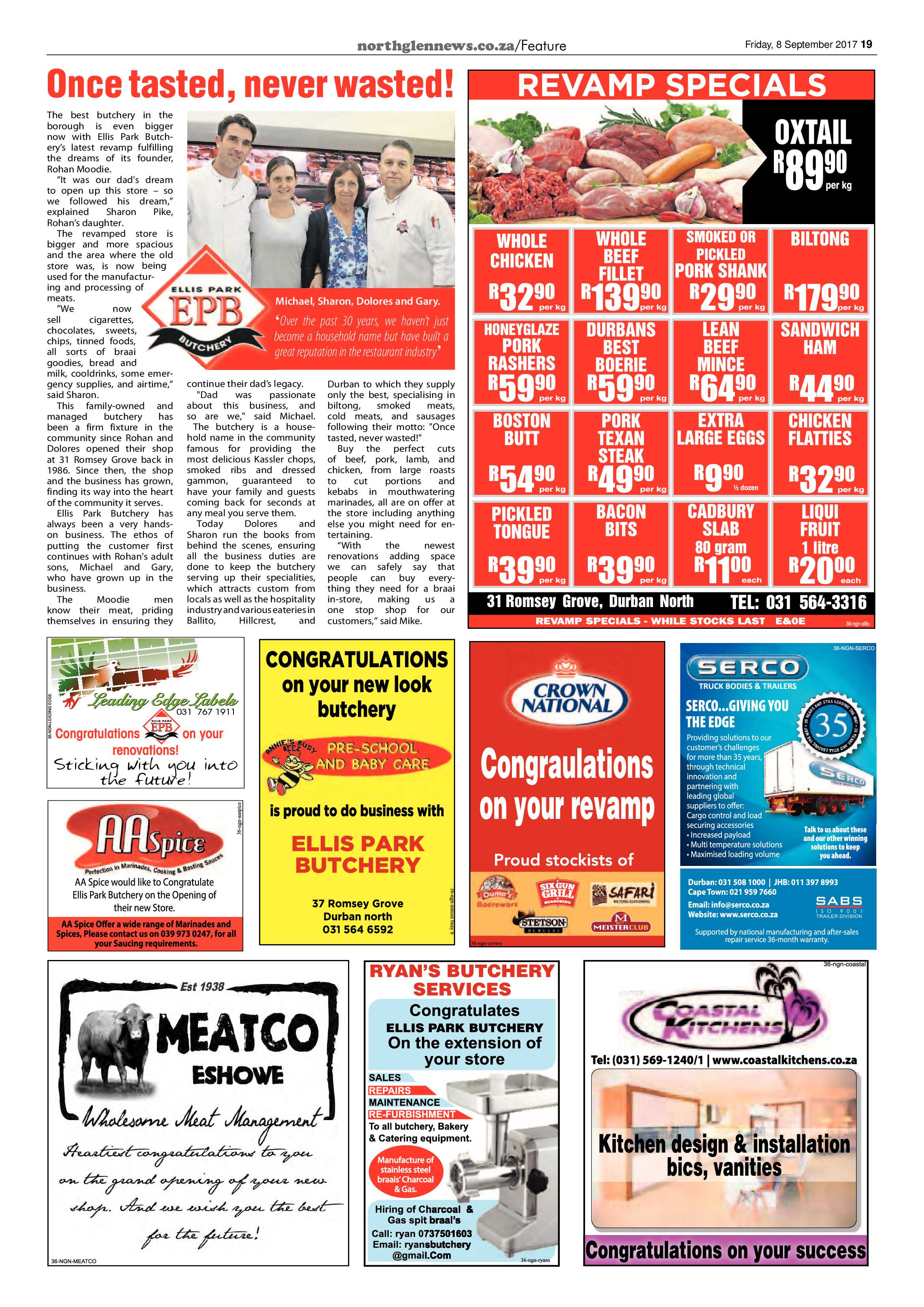 Northglen News 5 September 2017 page 19