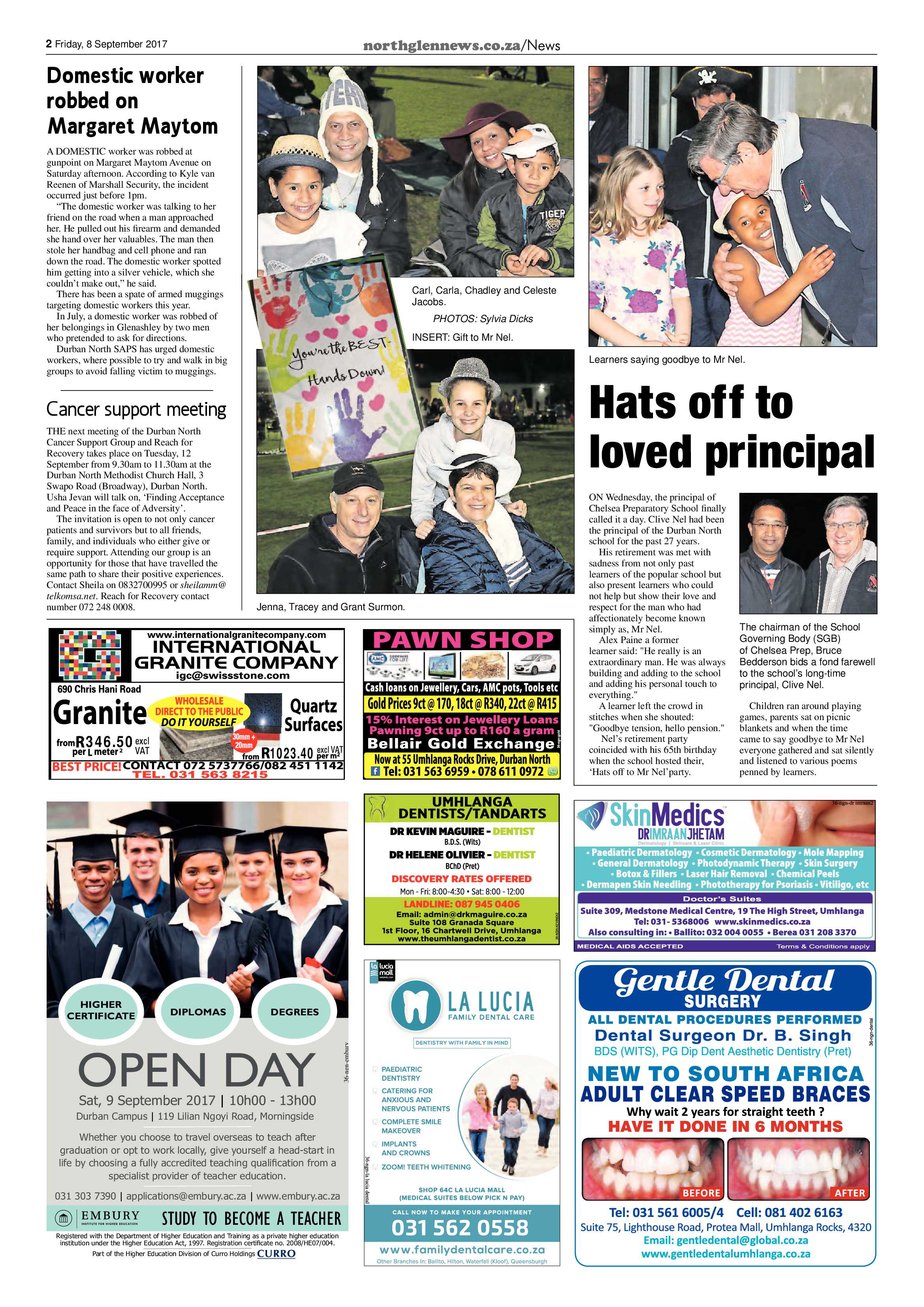 Northglen News 5 September 2017 page 2