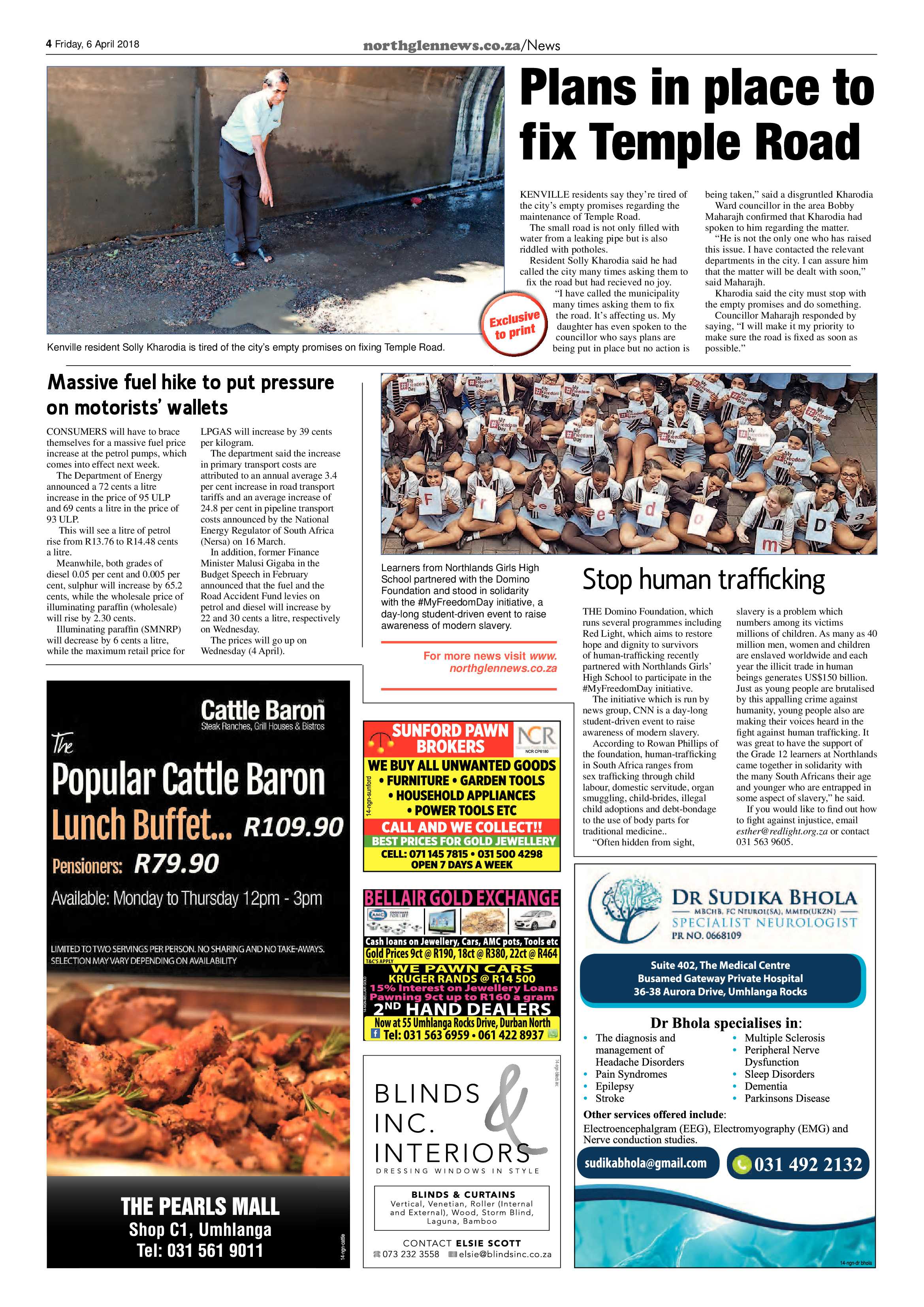 Northglen News 6 April 2018 page 4