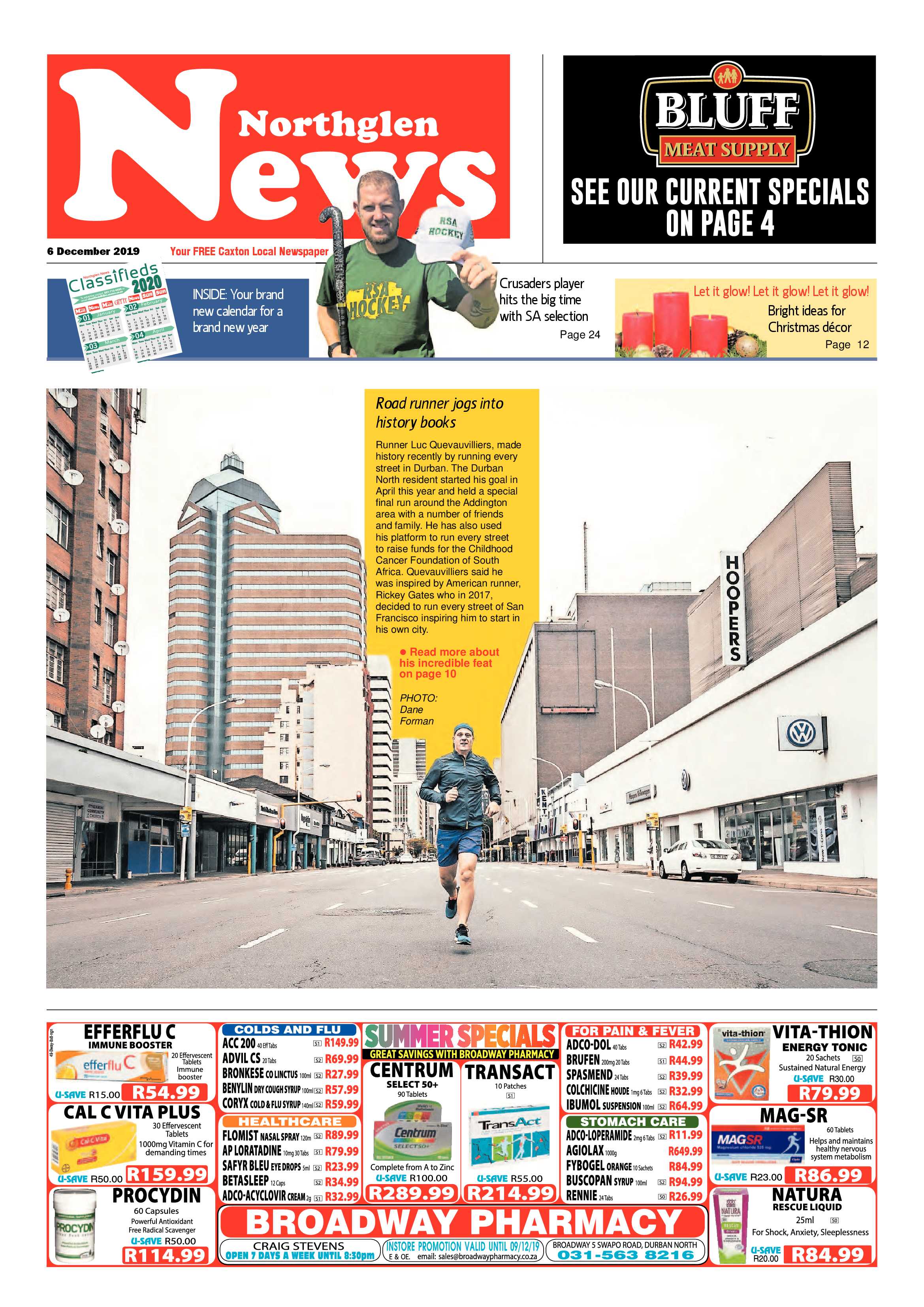 Northglen News 6 December 2019 page 1