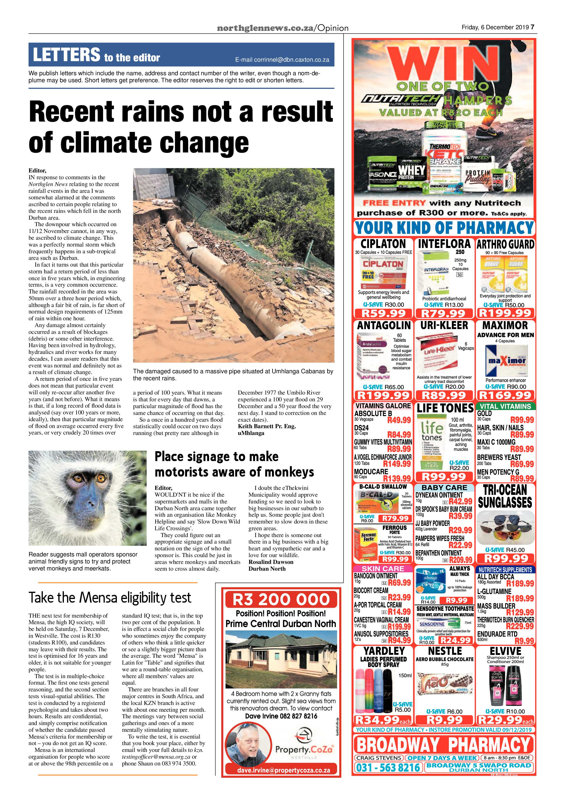Northglen News 6 December 2019 page 7