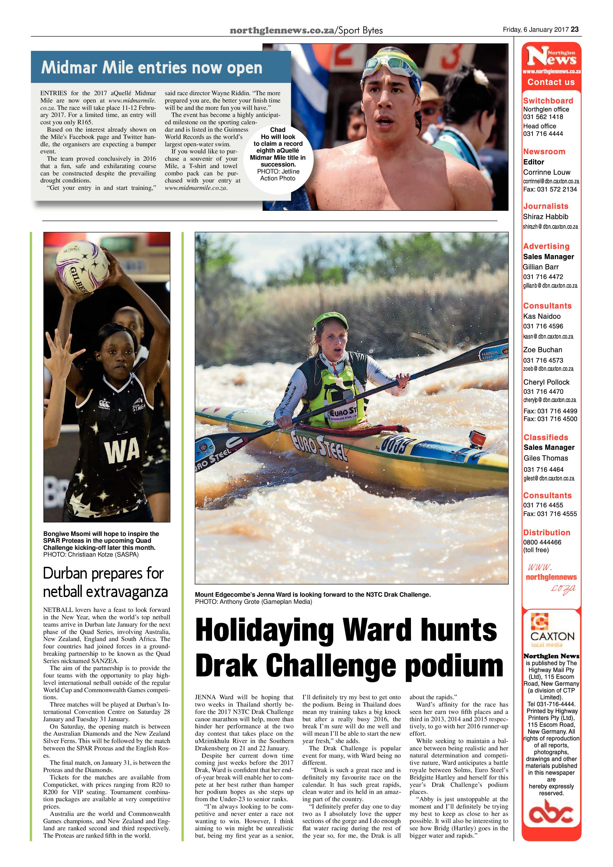 Northglen News 6 January 2017 page 23