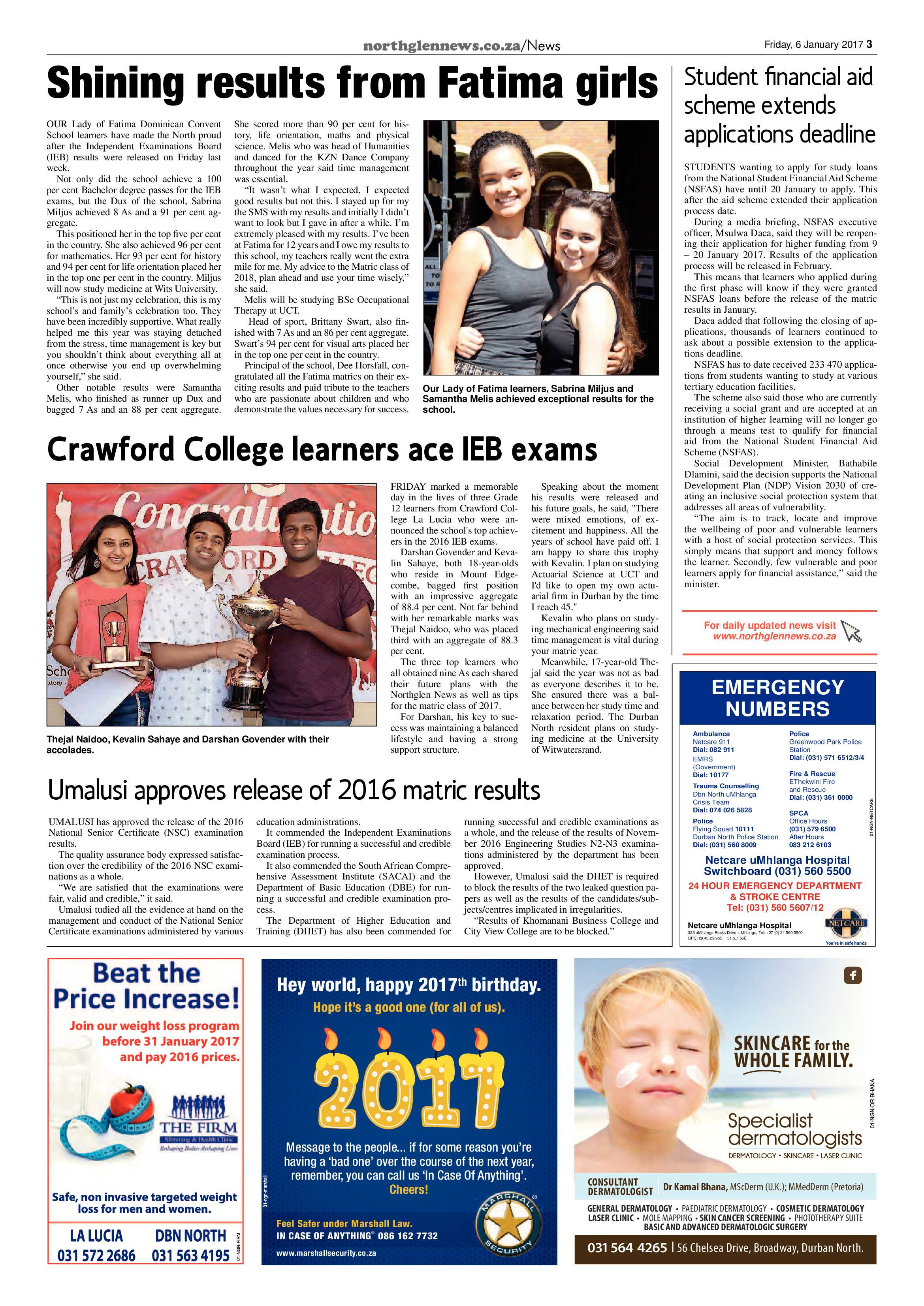 Northglen News 6 January 2017 page 3
