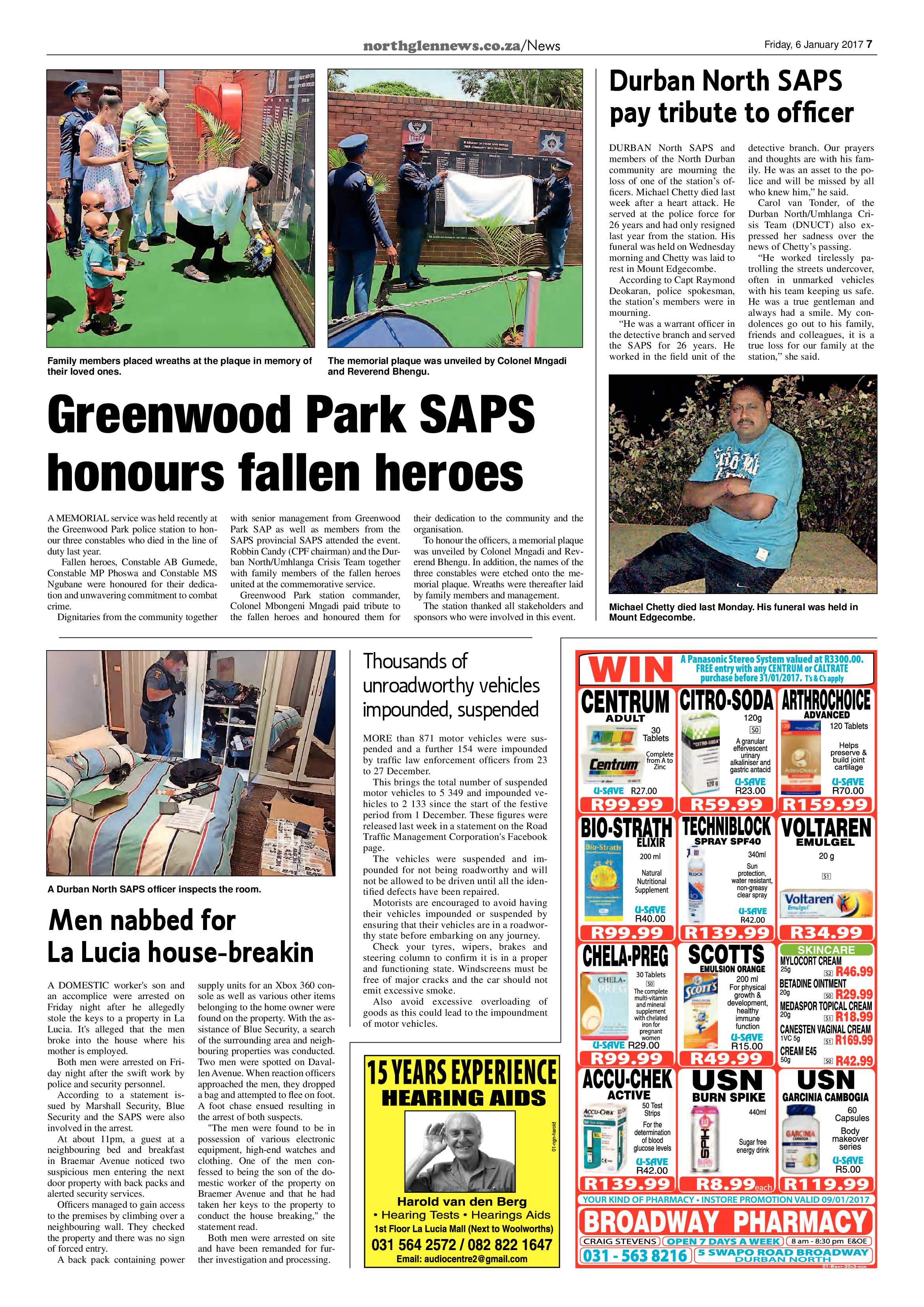 Northglen News 6 January 2017 page 7