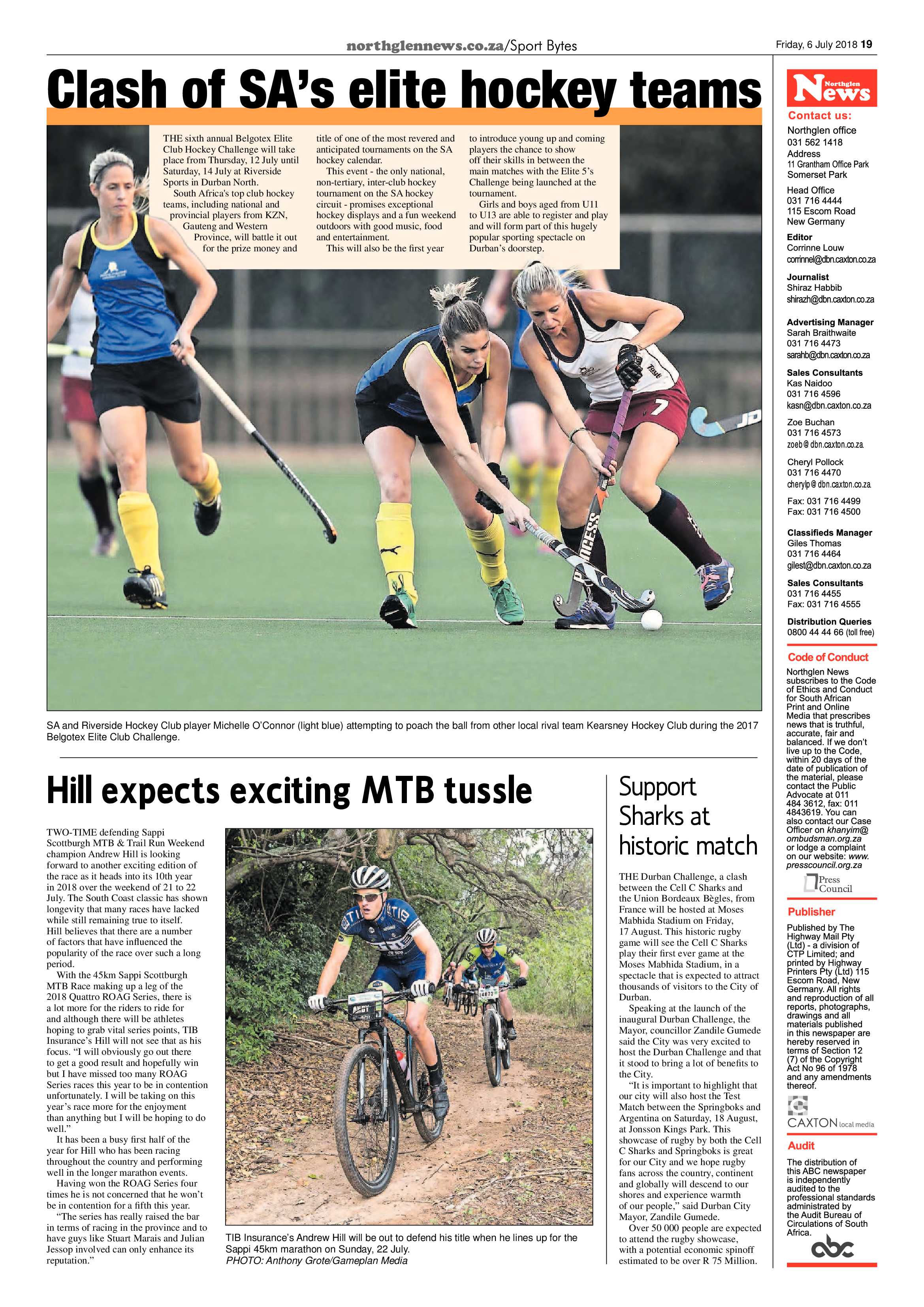 Northglen News 6 July 2018 page 19