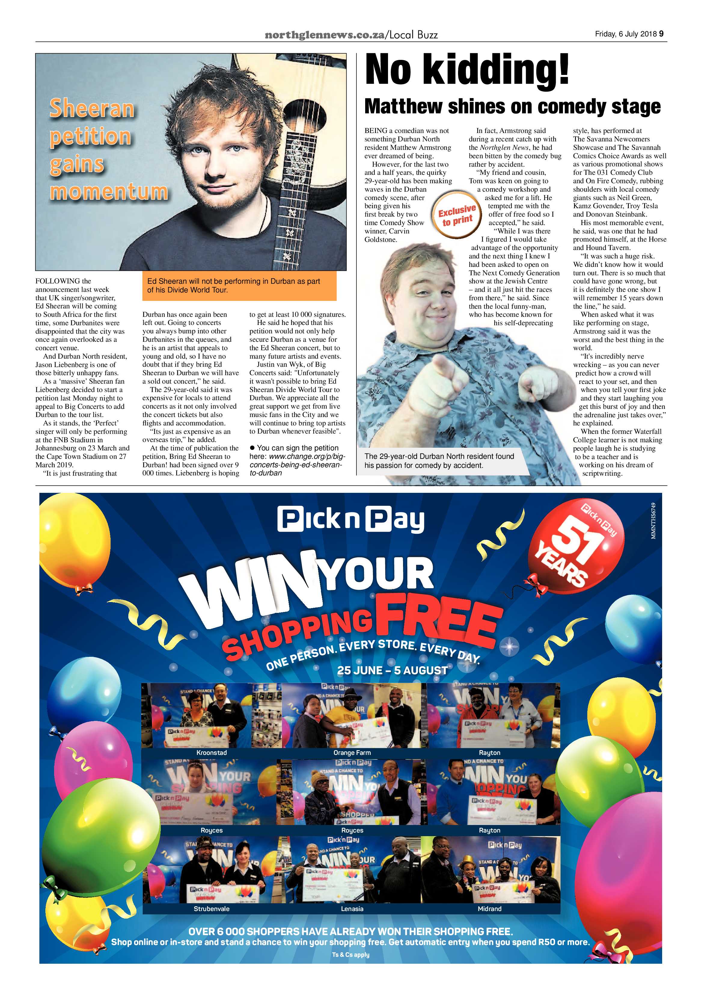 Northglen News 6 July 2018 page 9