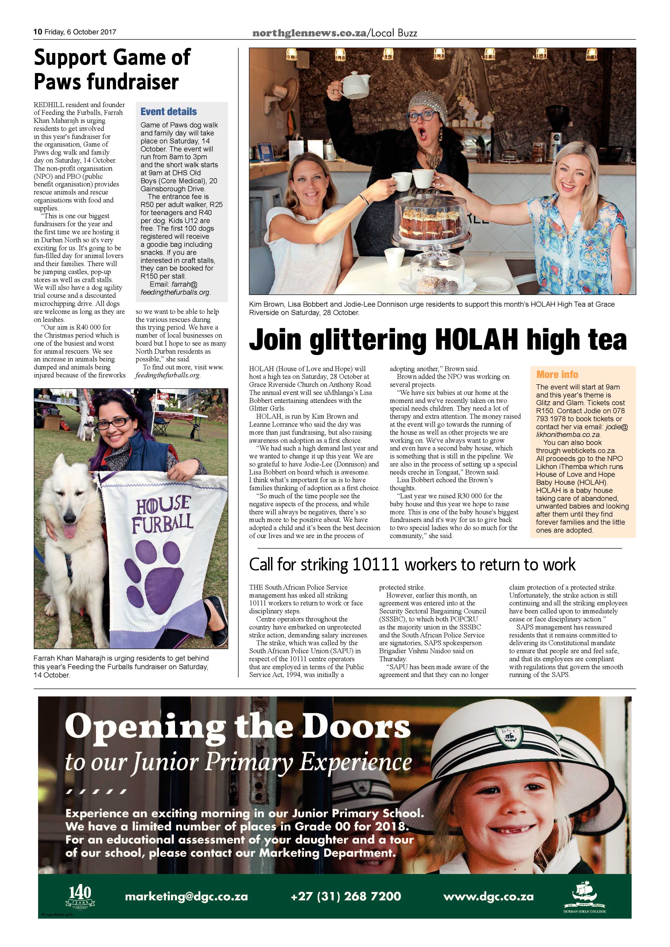 Northglen News 6 October 2017 page 10