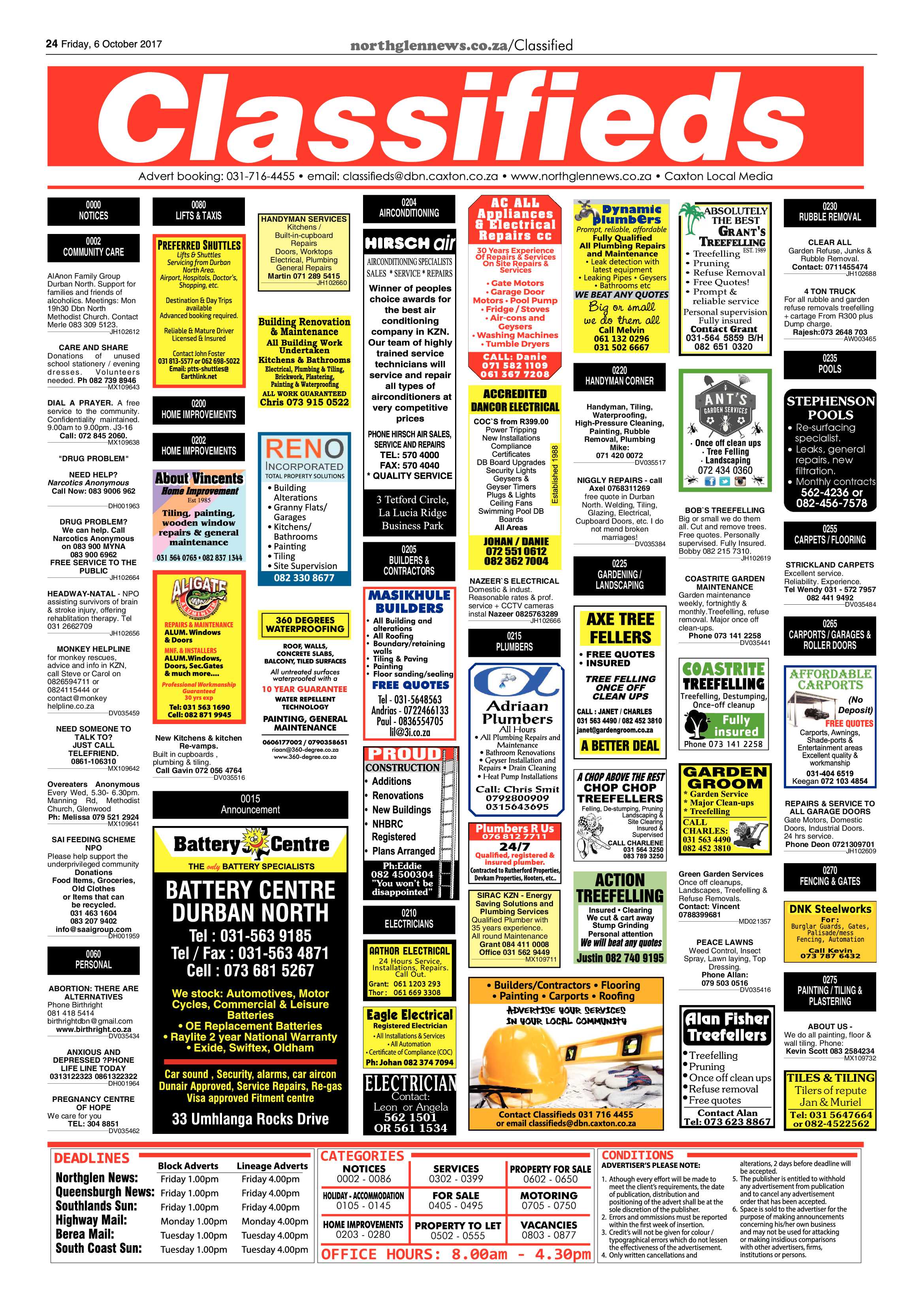 Northglen News 6 October 2017 page 24
