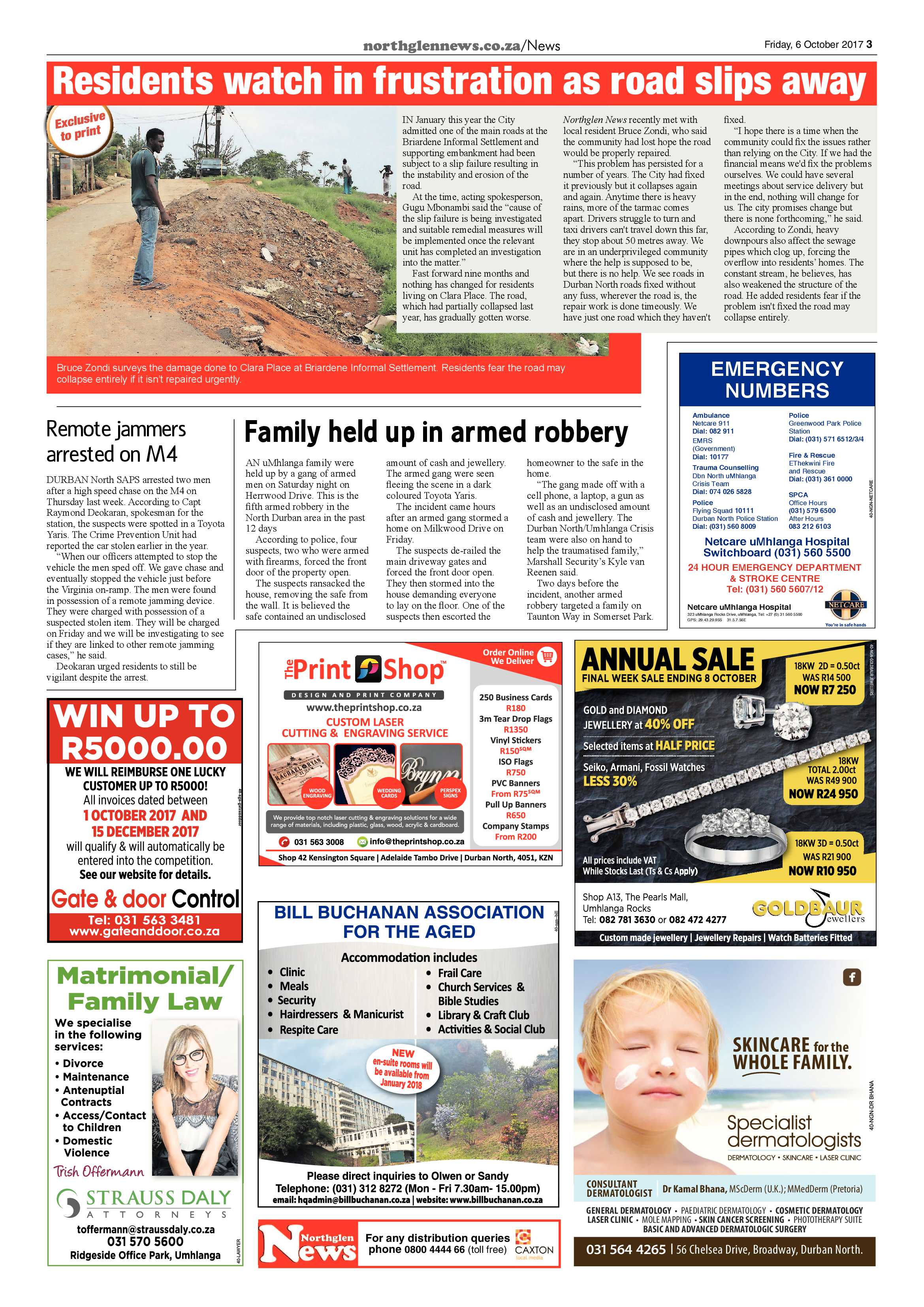 Northglen News 6 October 2017 page 3