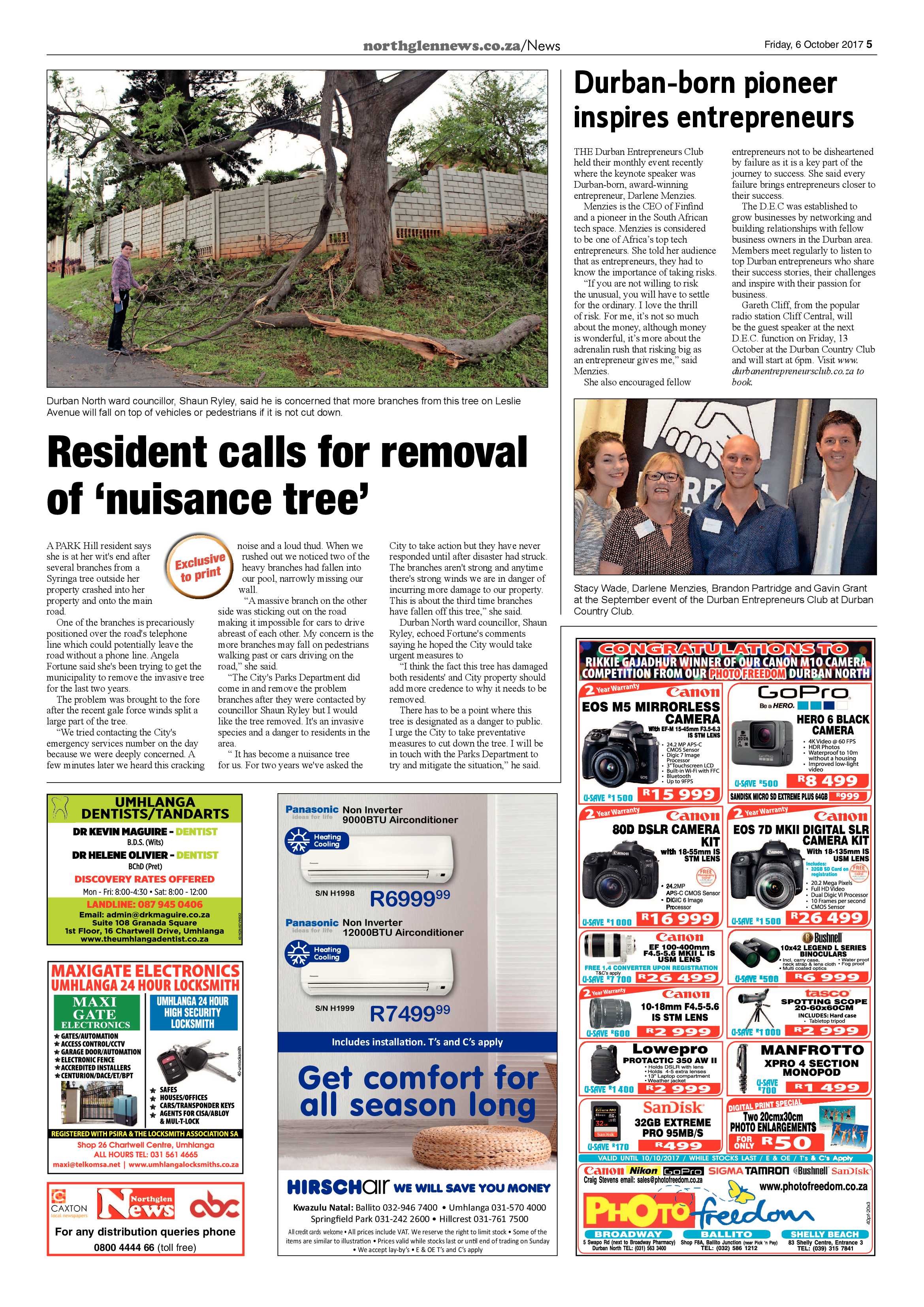 Northglen News 6 October 2017 page 5