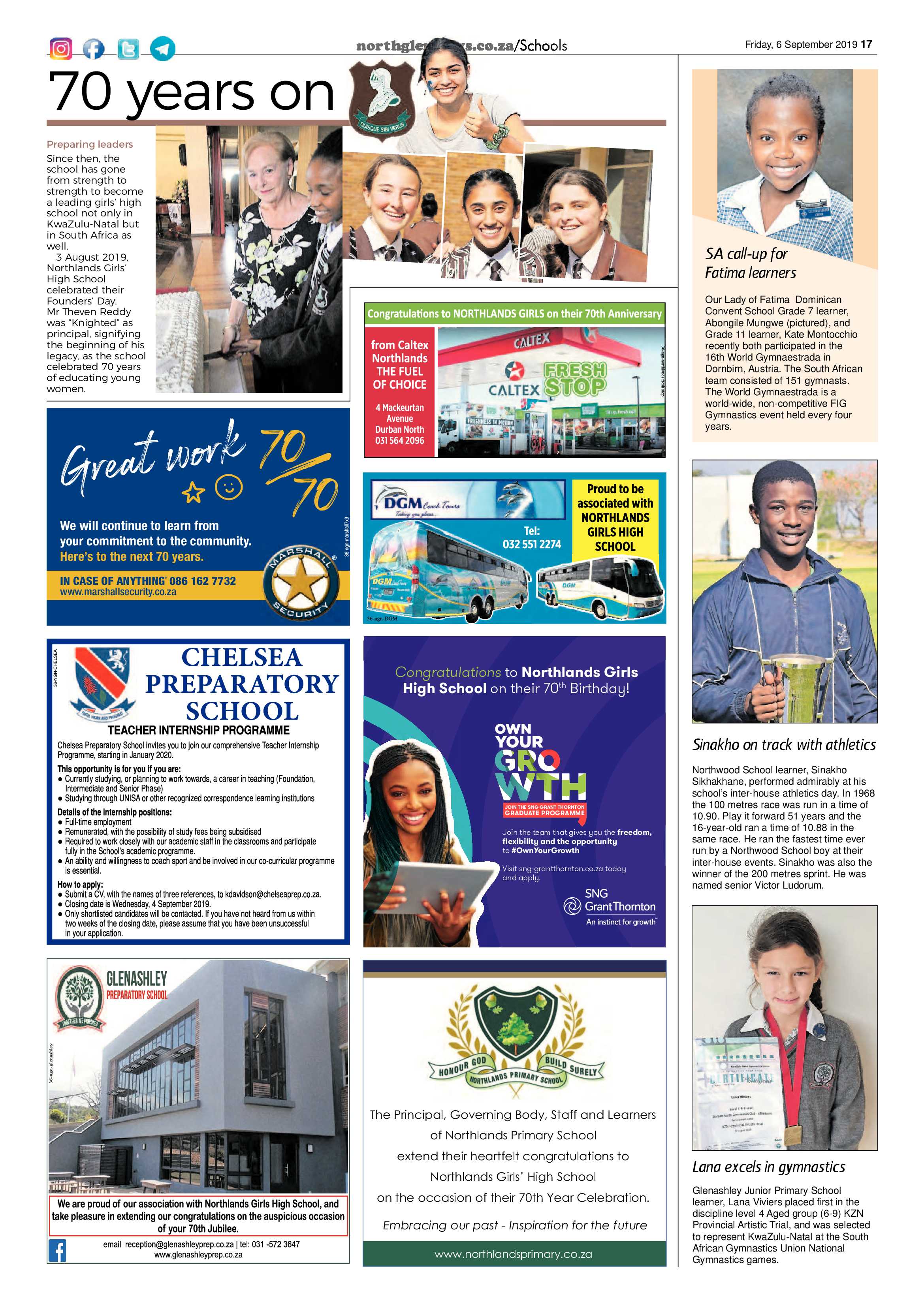 Northglen News 6 September 2019 page 17