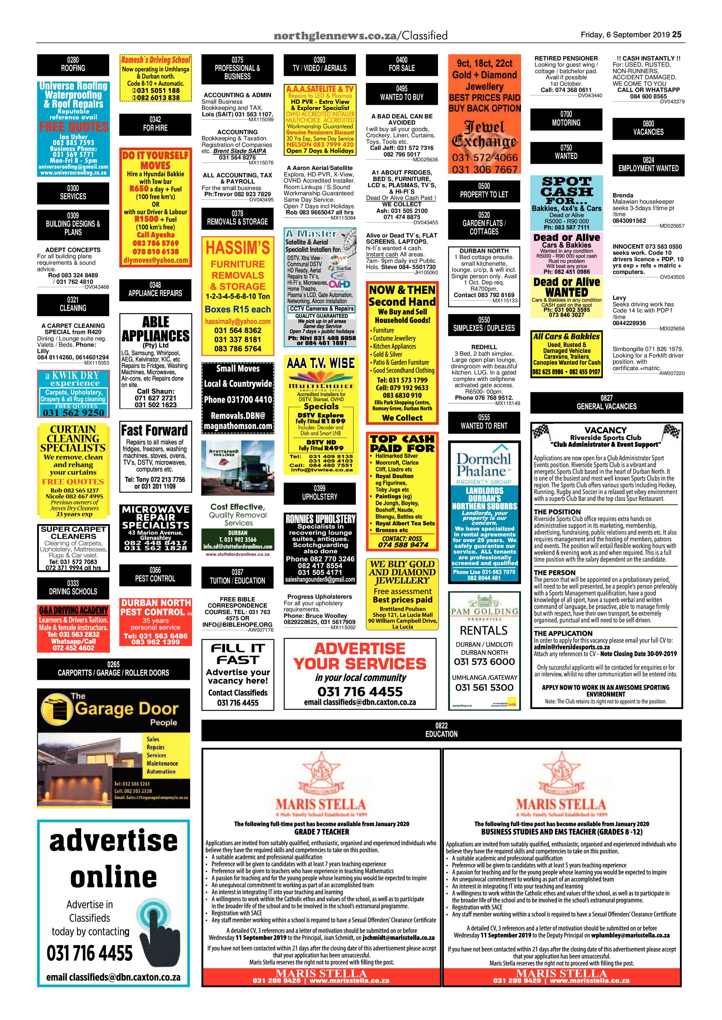 Northglen News 6 September 2019 page 25