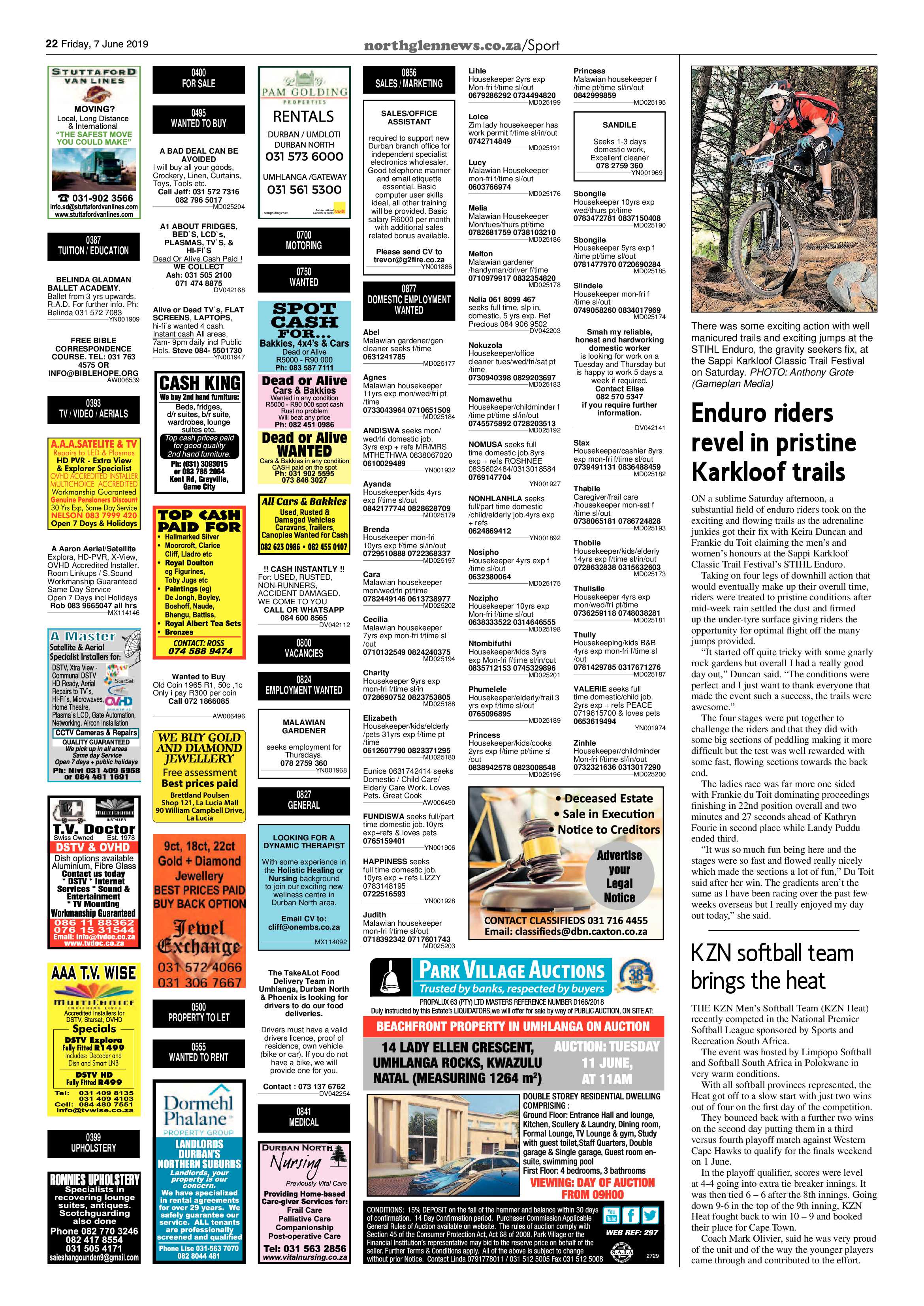 Northglen News 7 June 2019 page 22