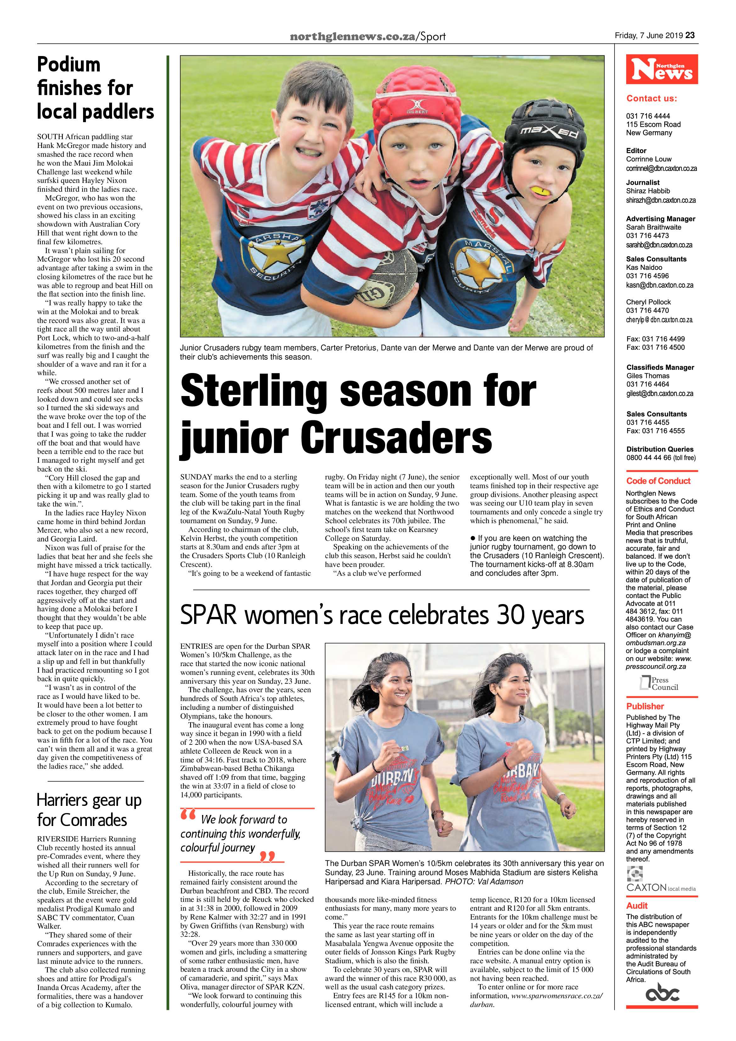 Northglen News 7 June 2019 page 23