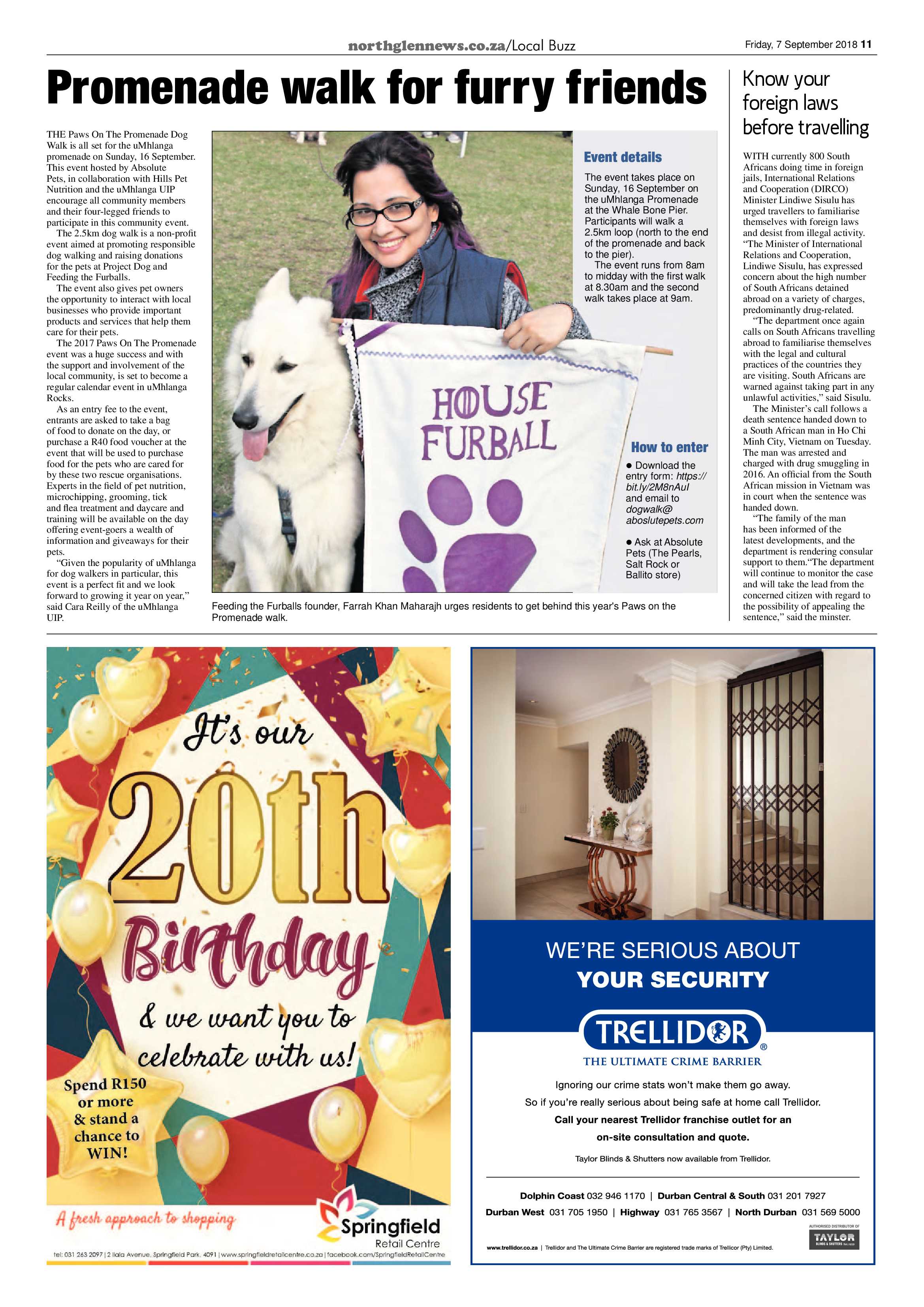 Northglen News 7 September 2018 page 11