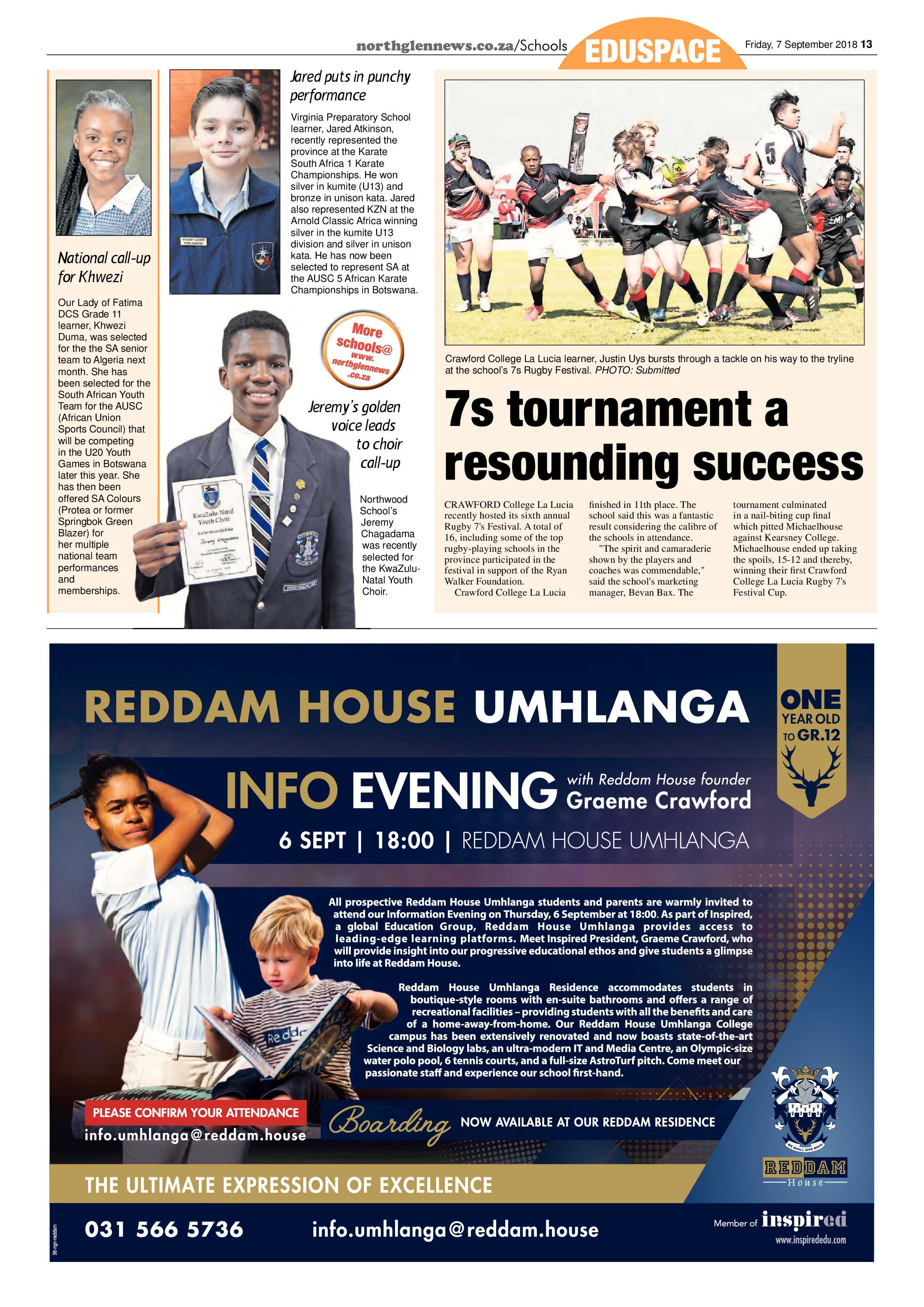Northglen News 7 September 2018 page 13