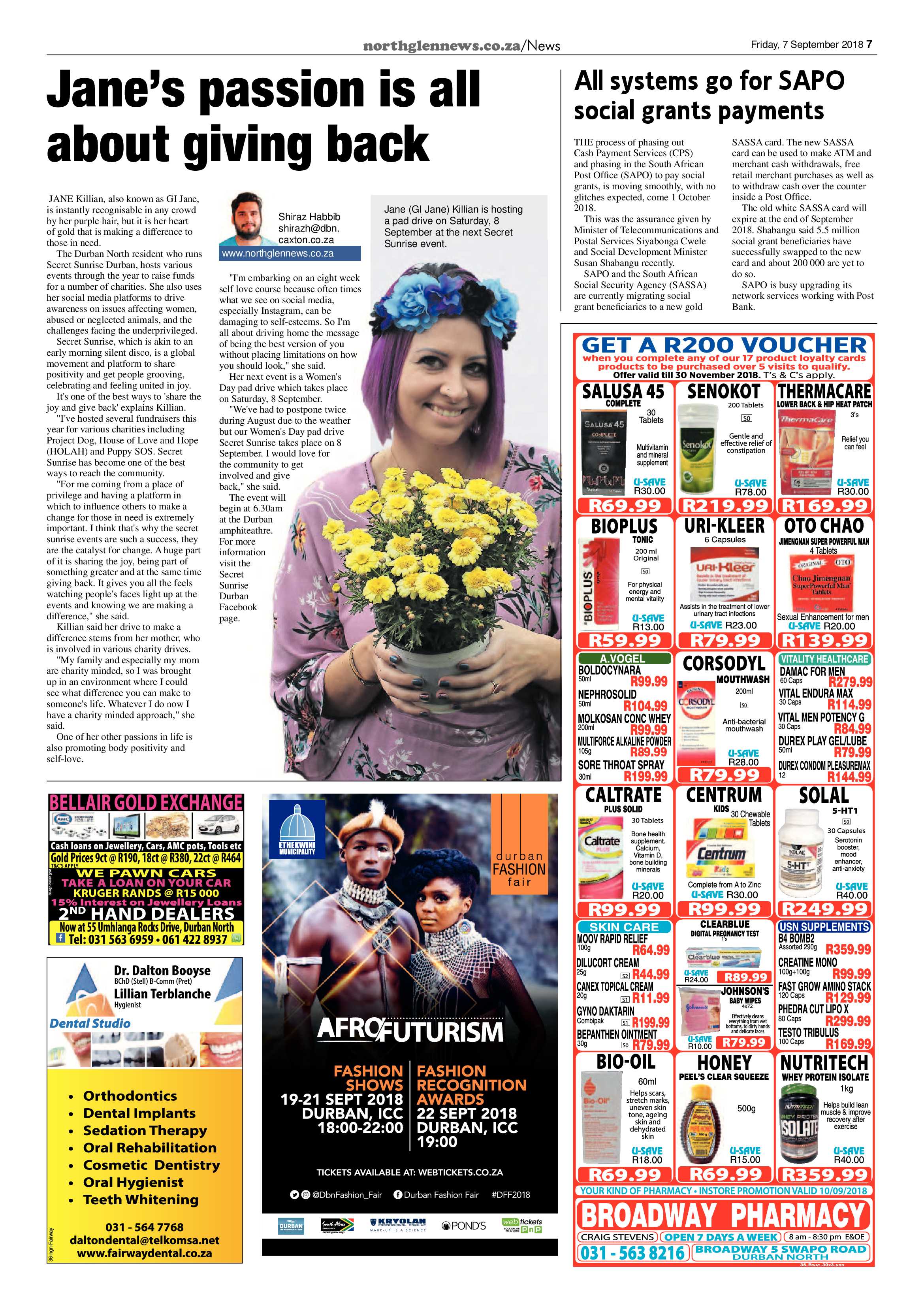 Northglen News 7 September 2018 page 7
