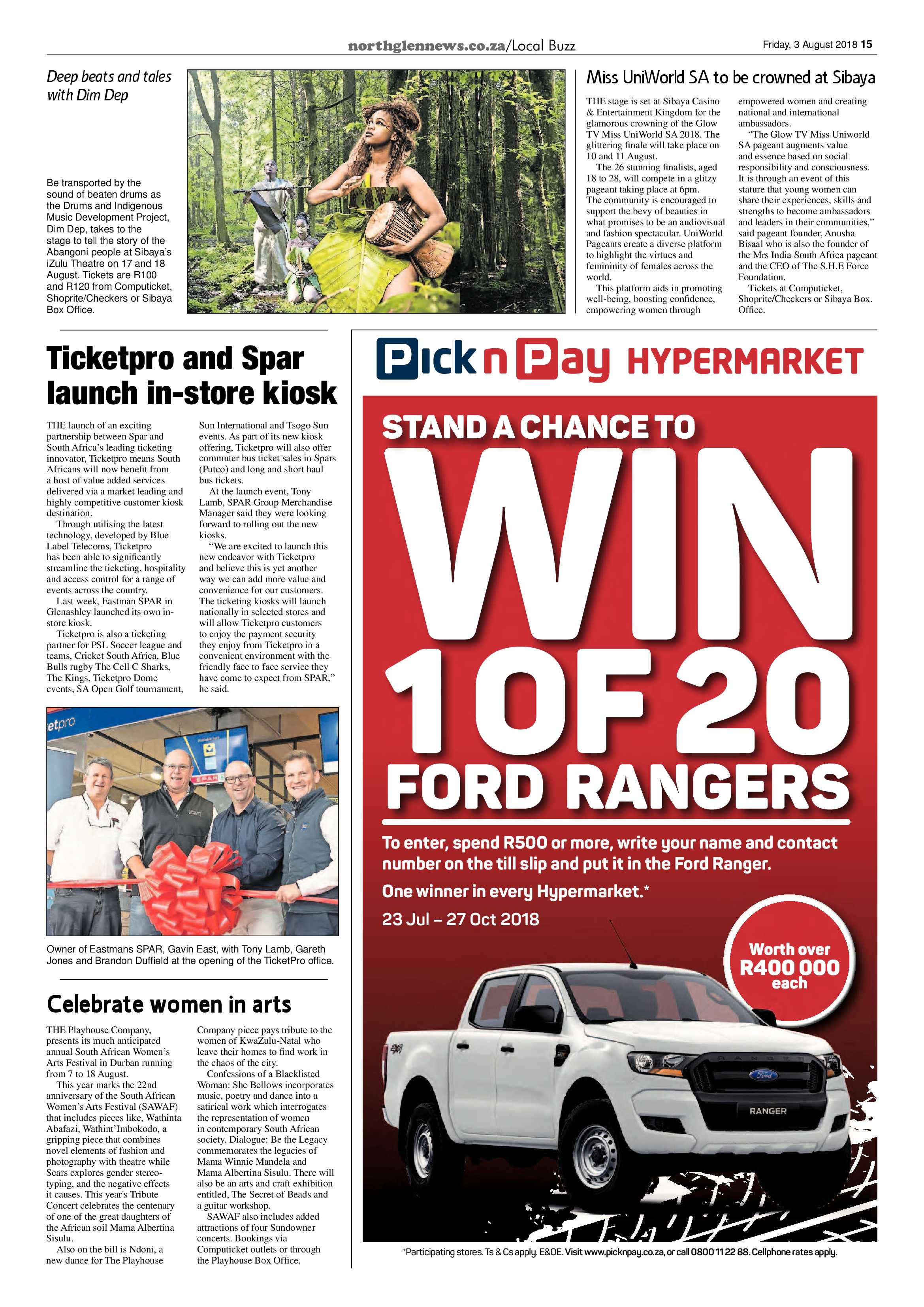 Northglen News 3 August 2018 page 15