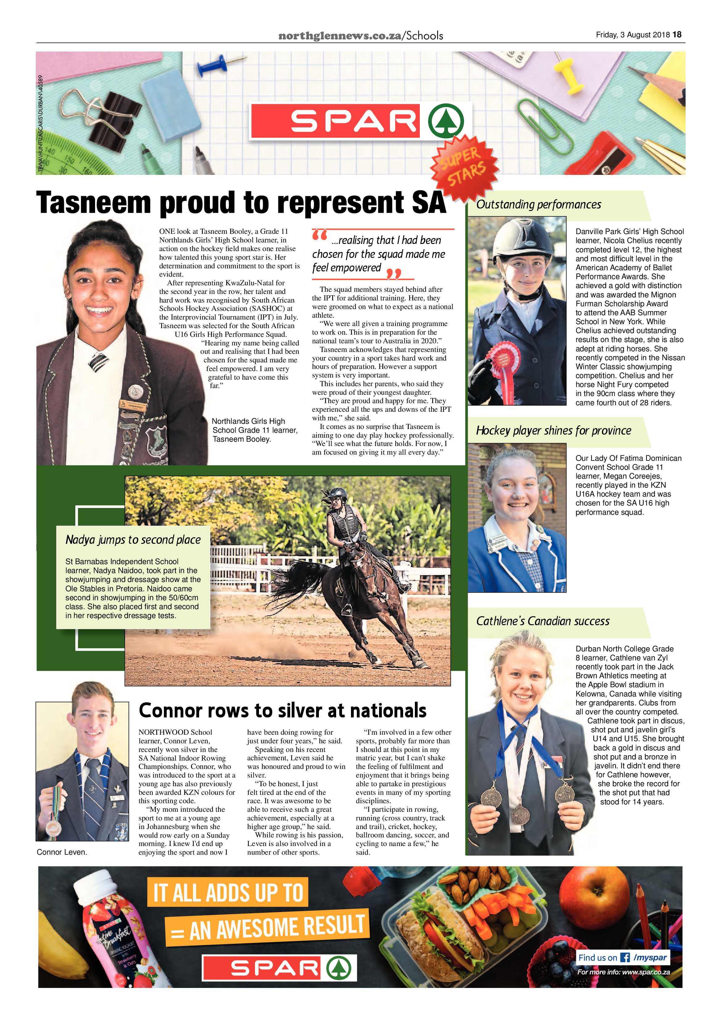 Northglen News 3 August 2018 page 18