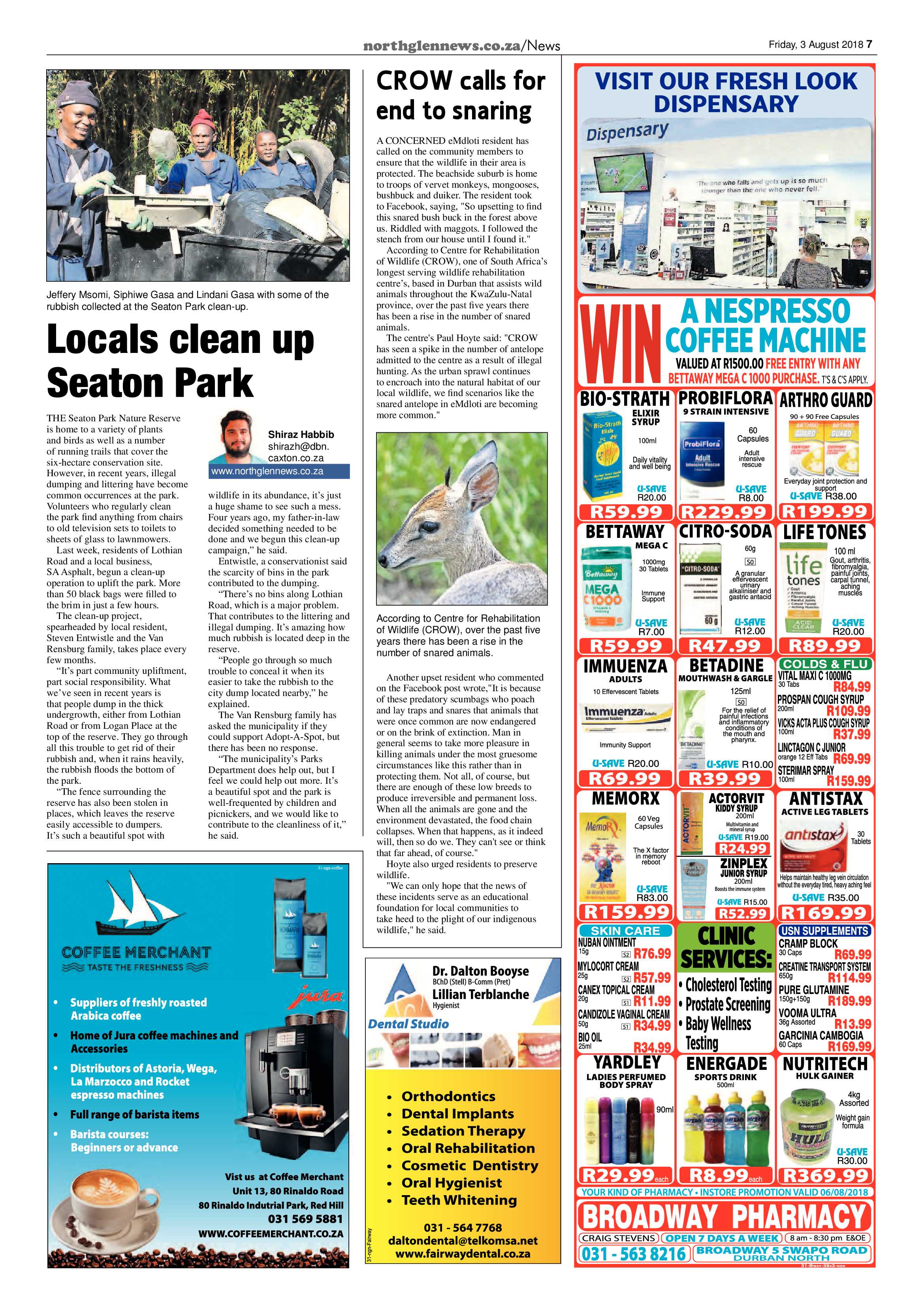 Northglen News 3 August 2018 page 7