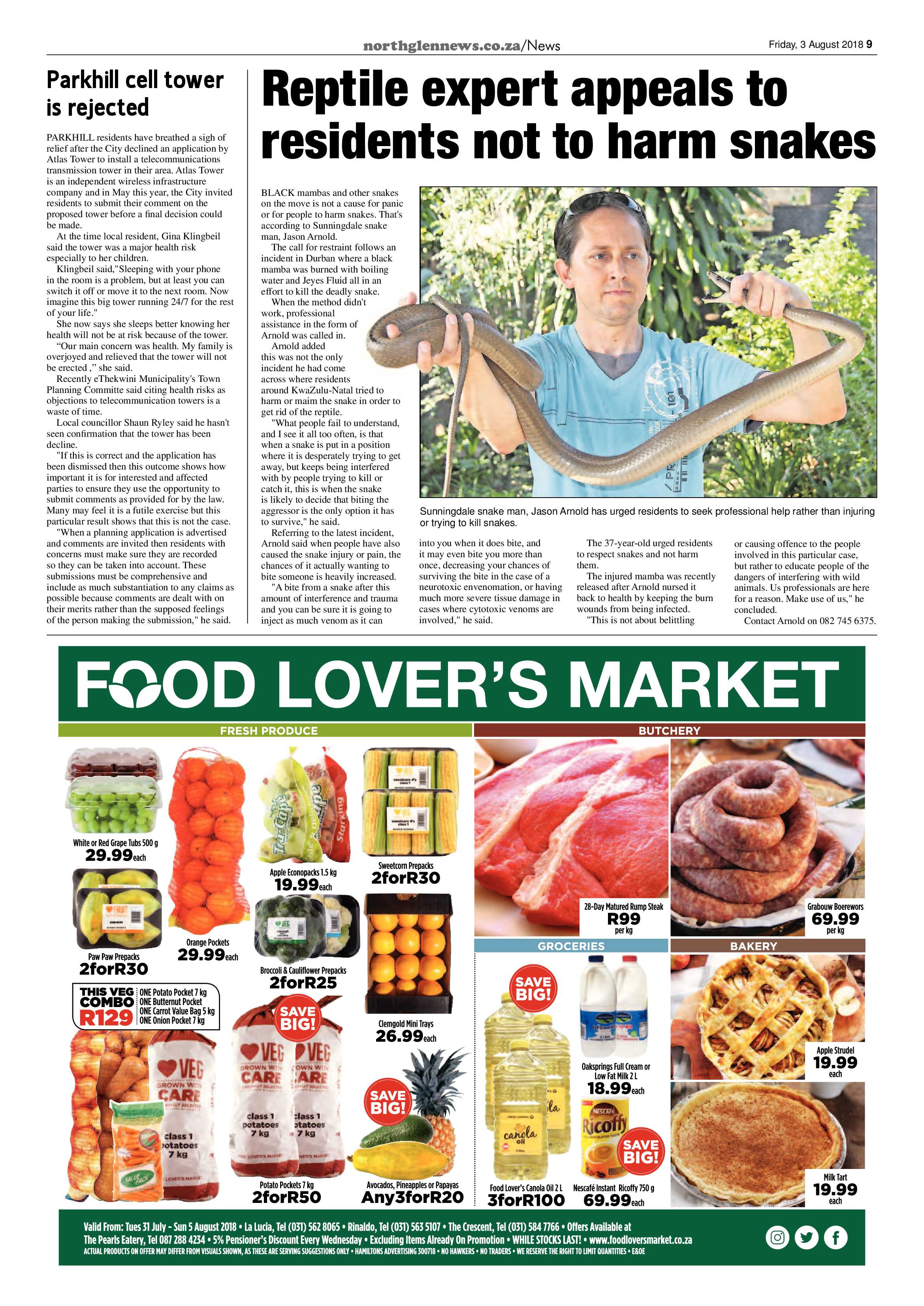 Northglen News 3 August 2018 page 9