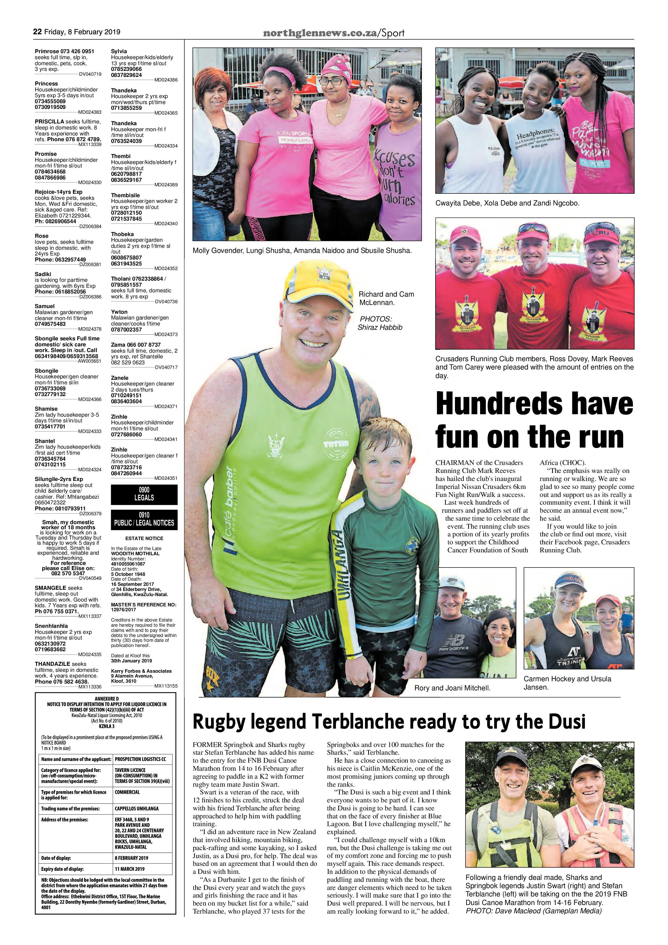 Northglen News 8 February 2019 page 22