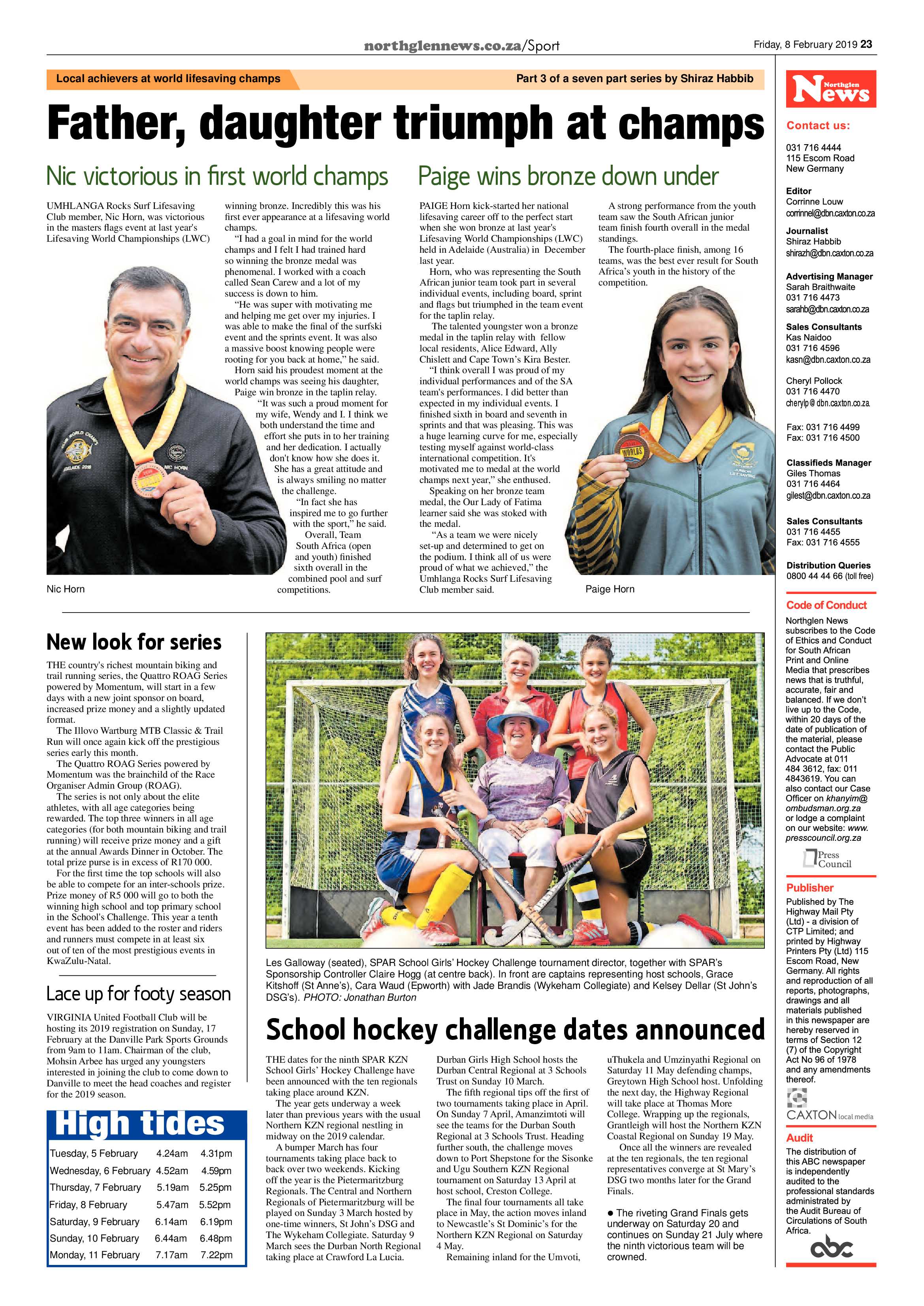 Northglen News 8 February 2019 page 23