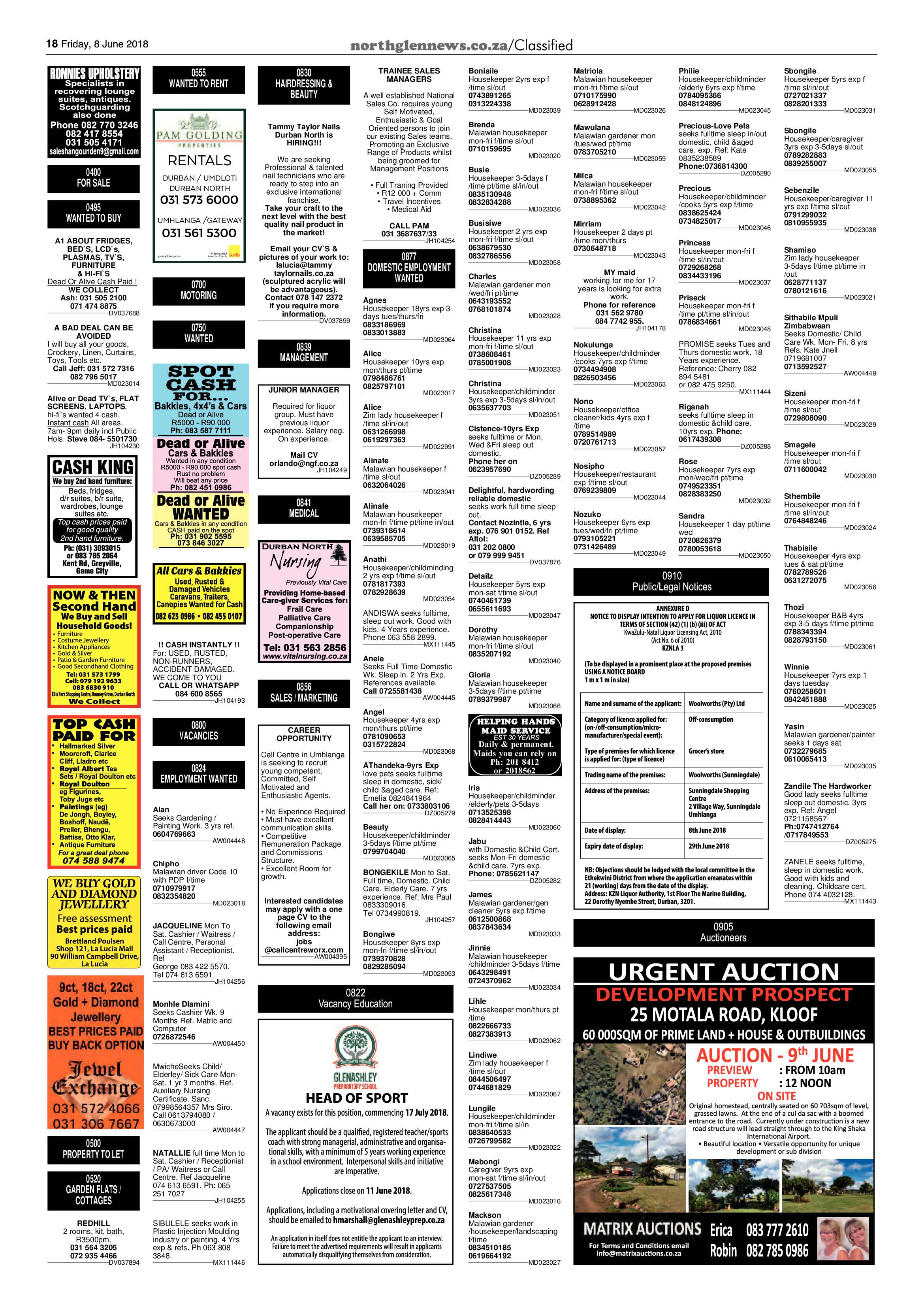 Northglen News 8 June 2018 page 18