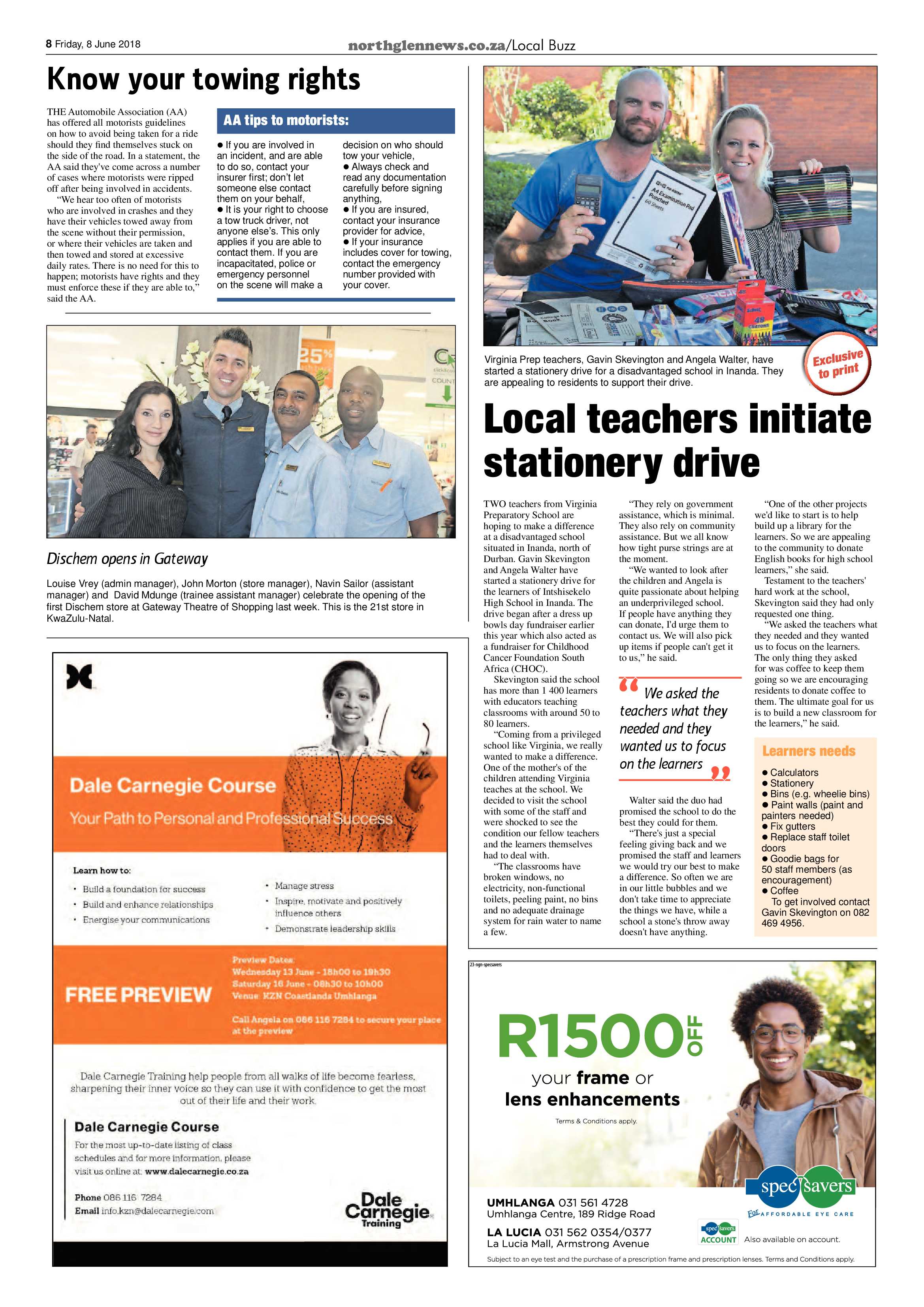 Northglen News 8 June 2018 page 8