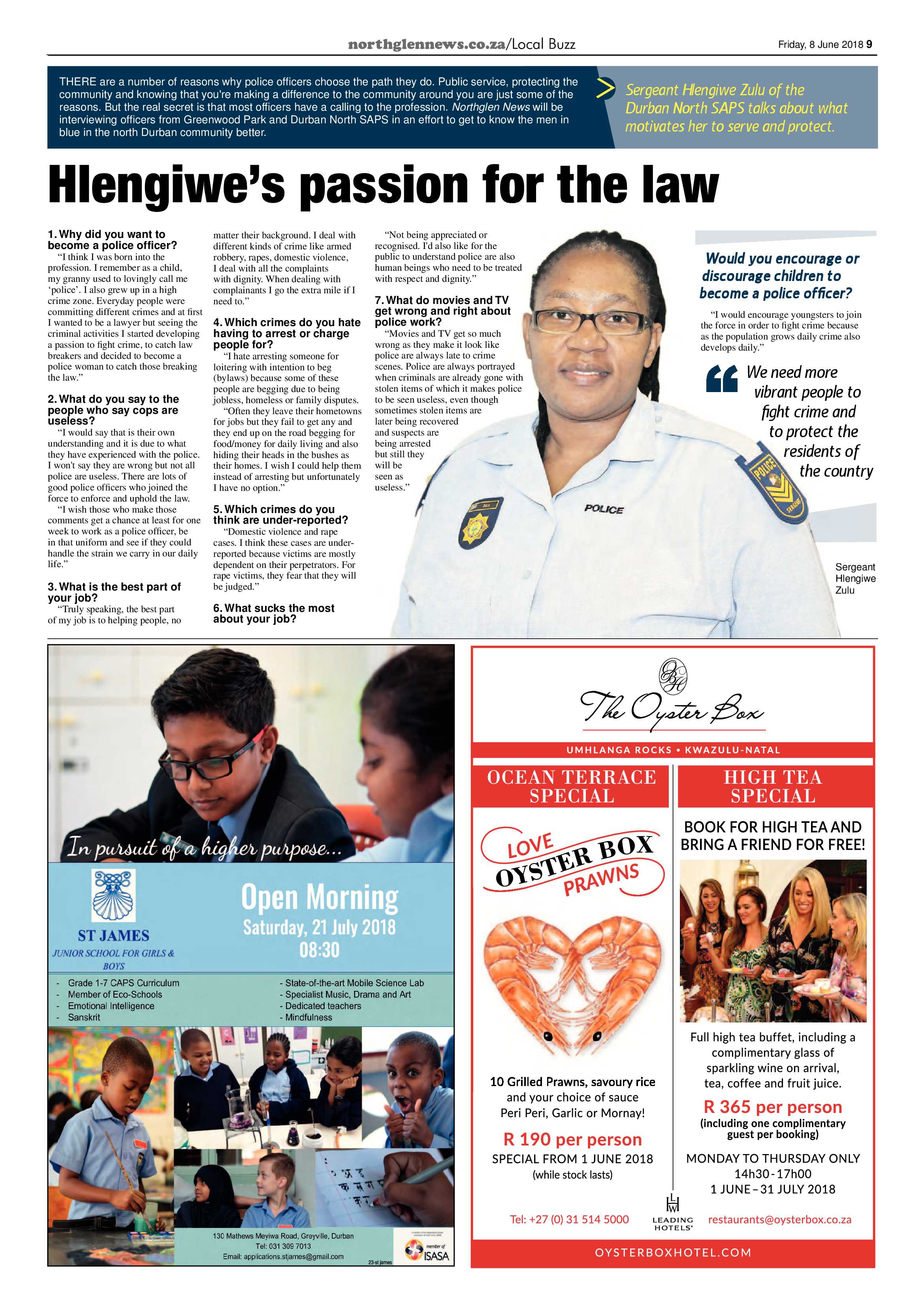 Northglen News 8 June 2018 page 9