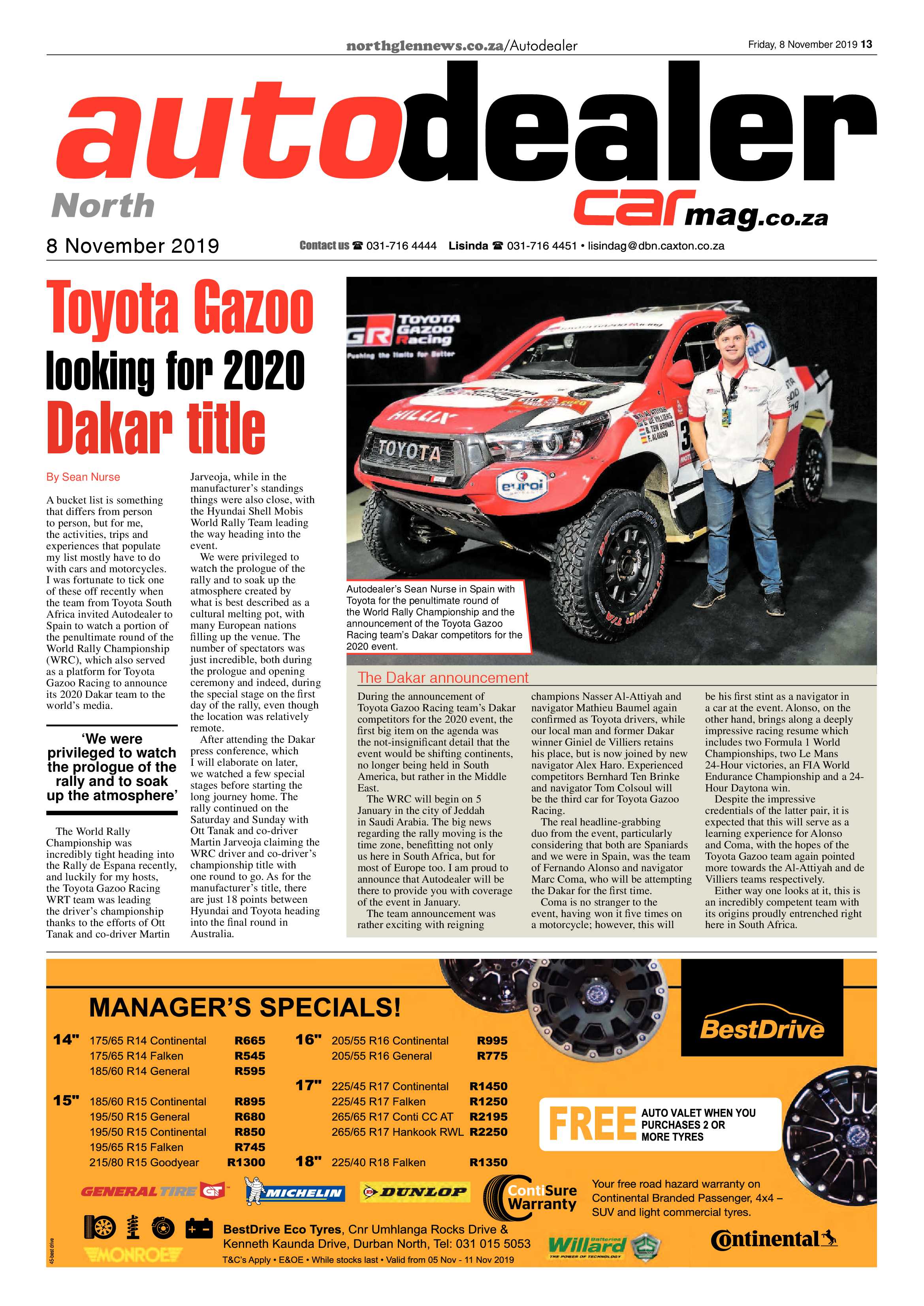 Northglen News 8 November 2019 page 13