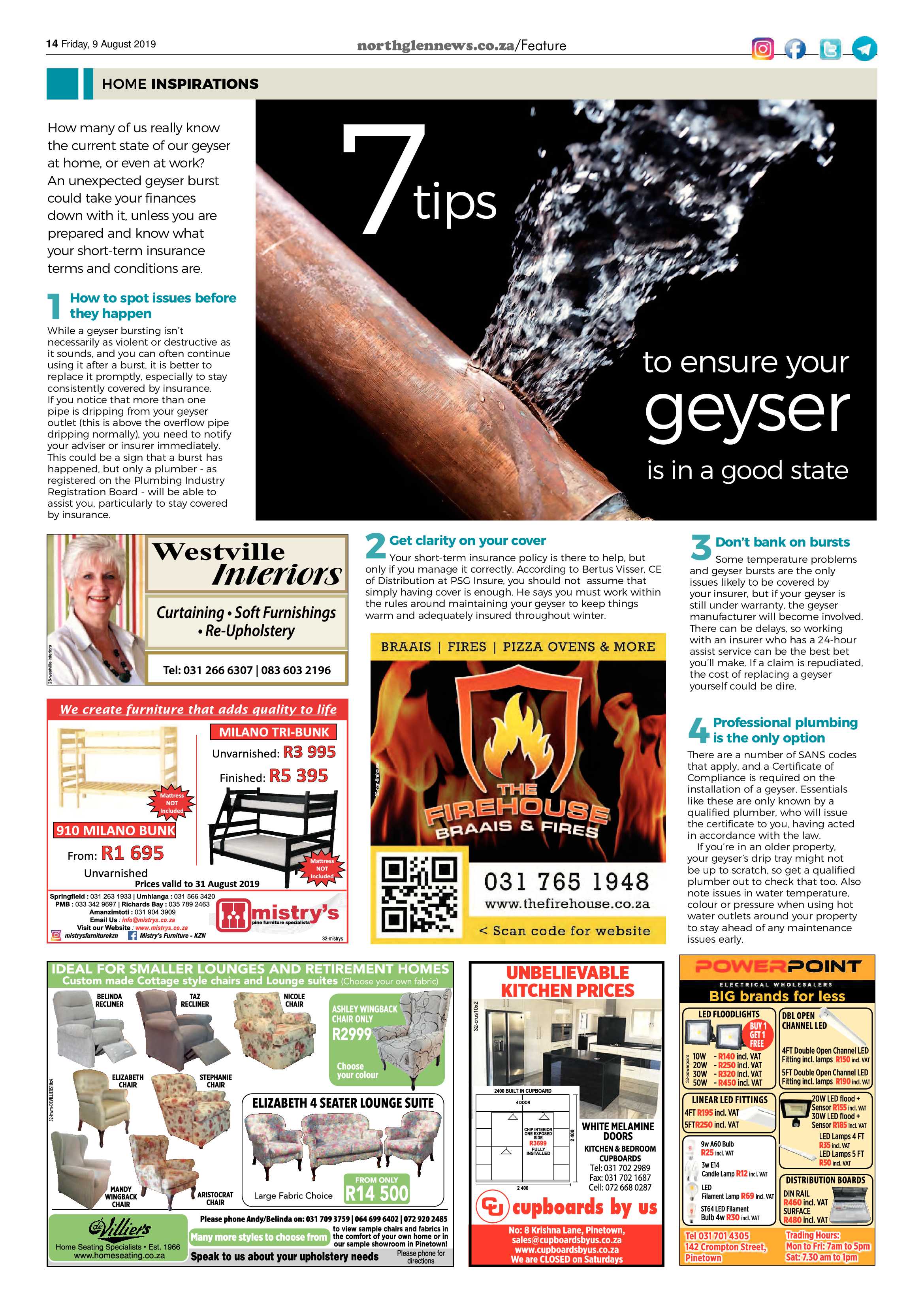Northglen News 9 August 2019 page 14