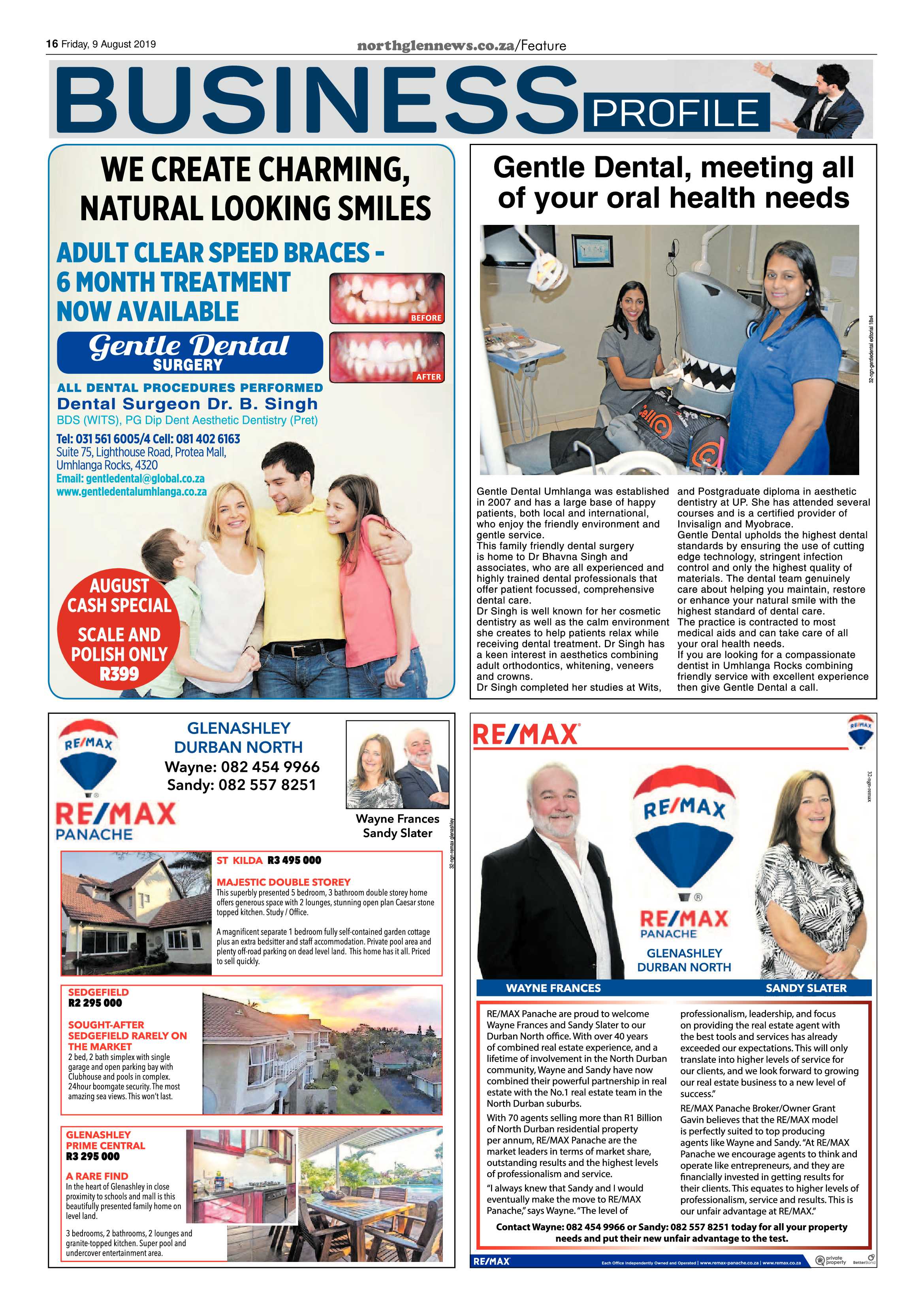Northglen News 9 August 2019 page 16