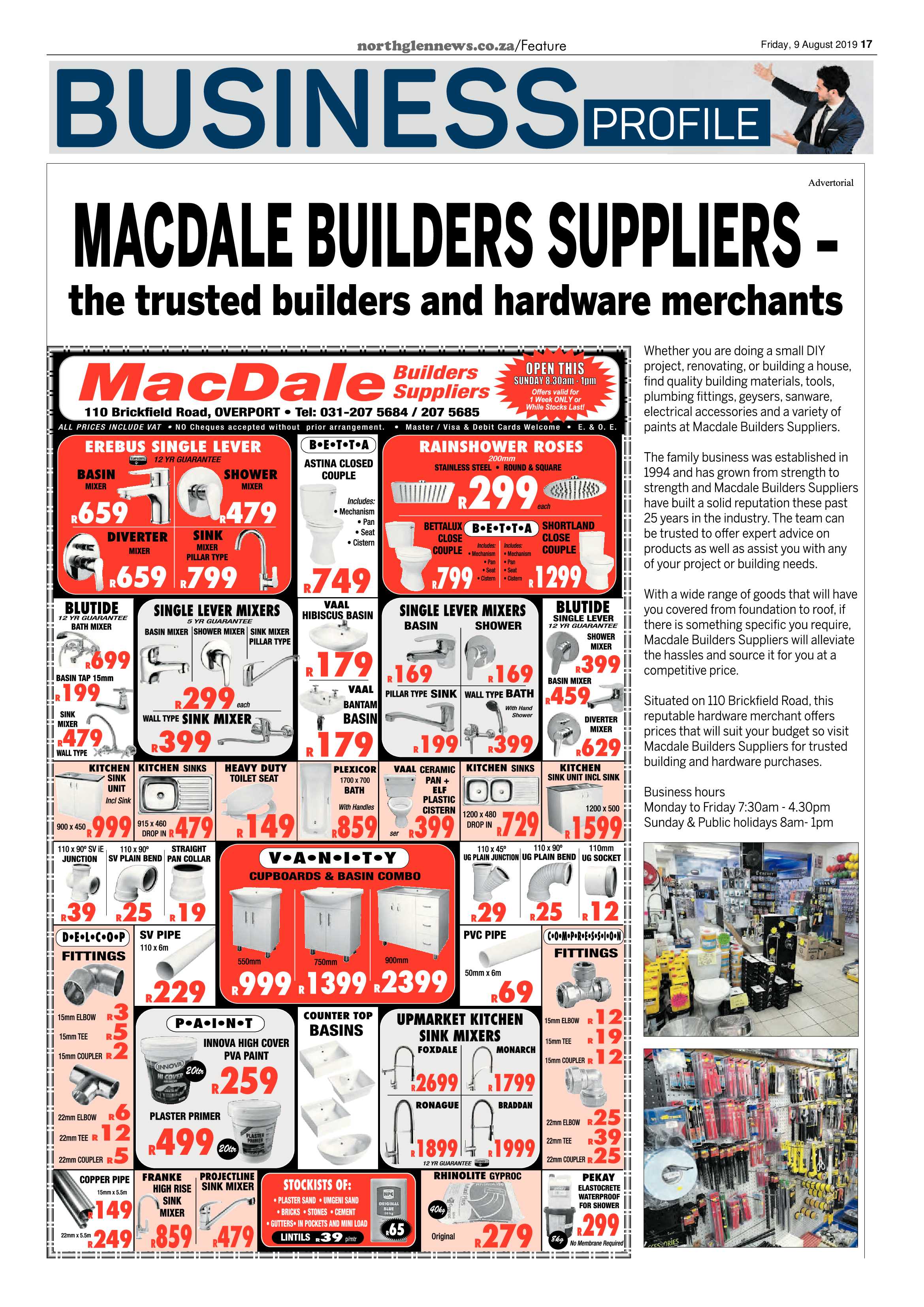 Northglen News 9 August 2019 page 17