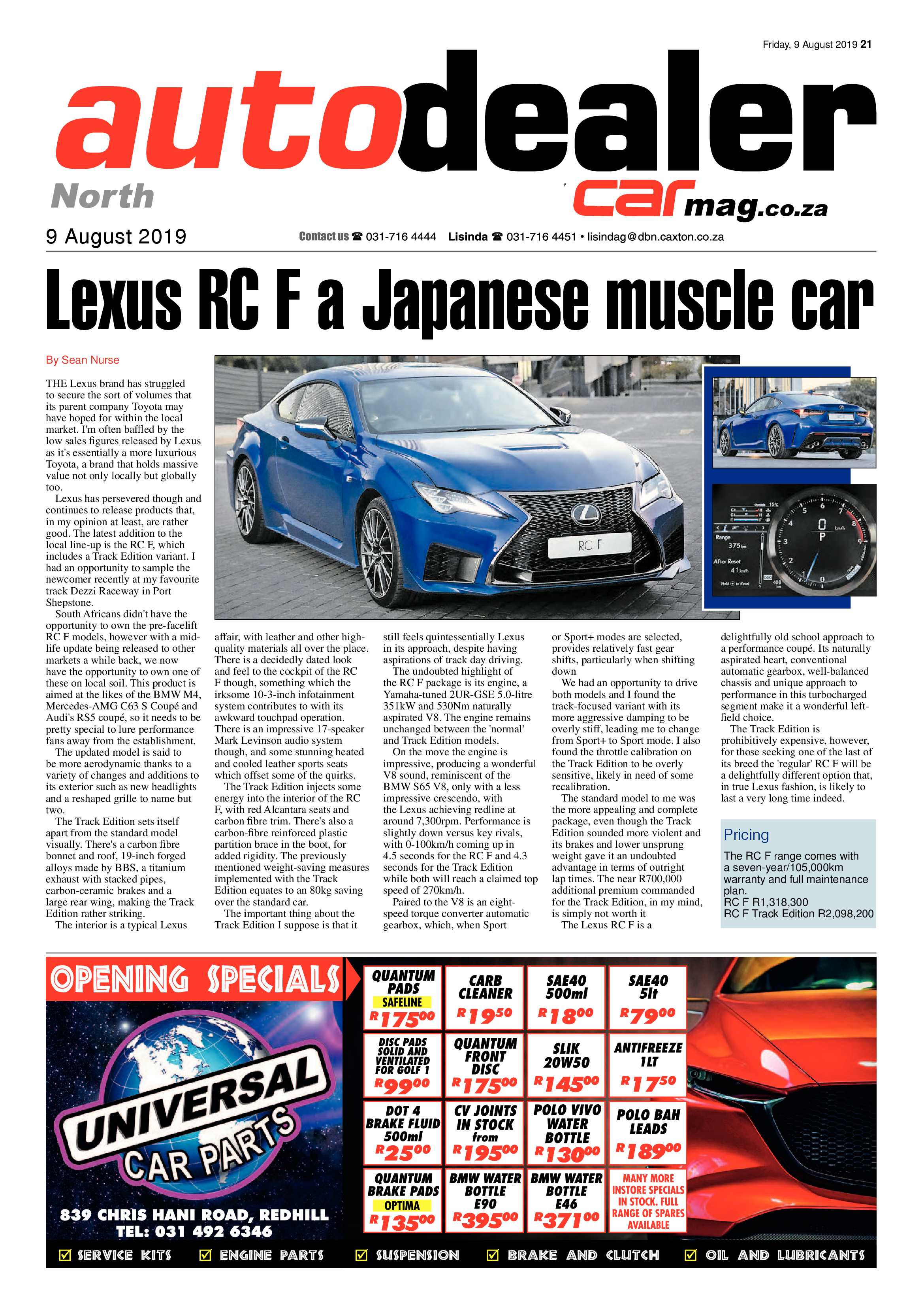 Northglen News 9 August 2019 page 21