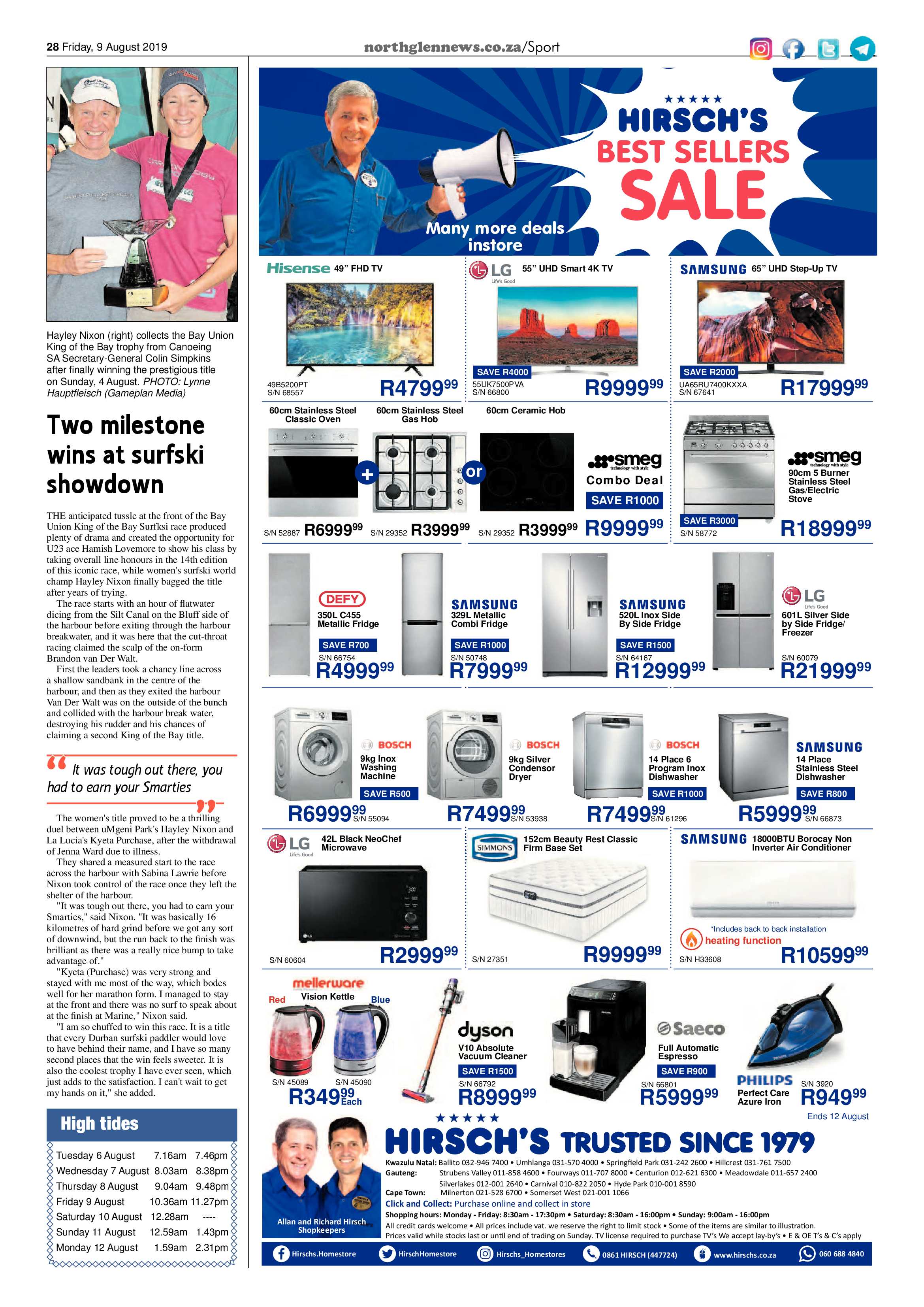Northglen News 9 August 2019 page 28