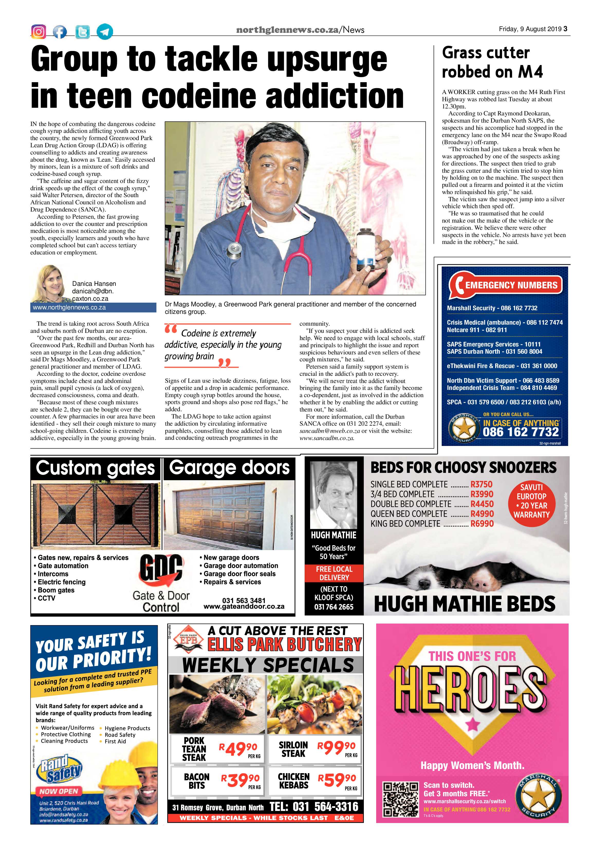 Northglen News 9 August 2019 page 3