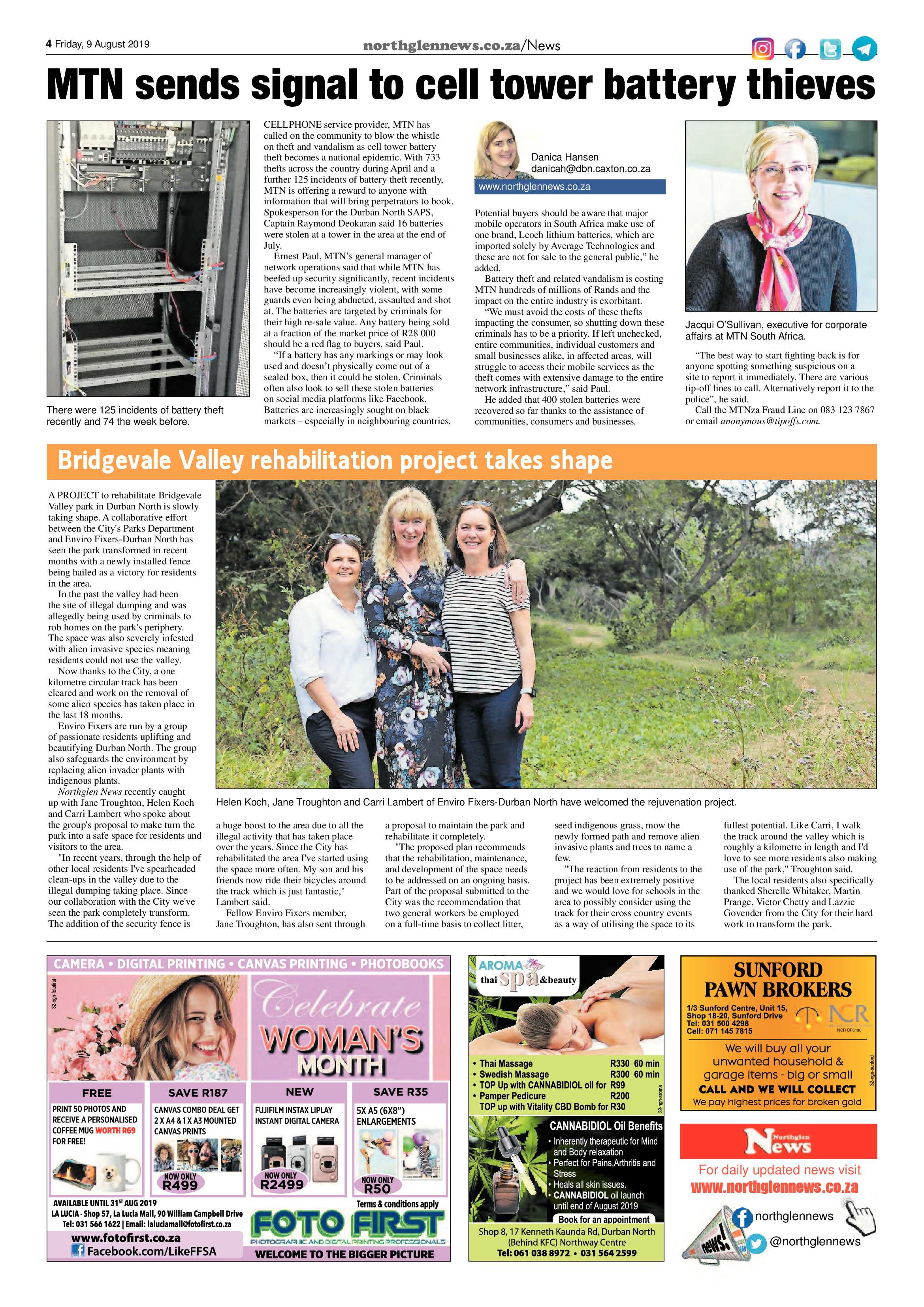 Northglen News 9 August 2019 page 4