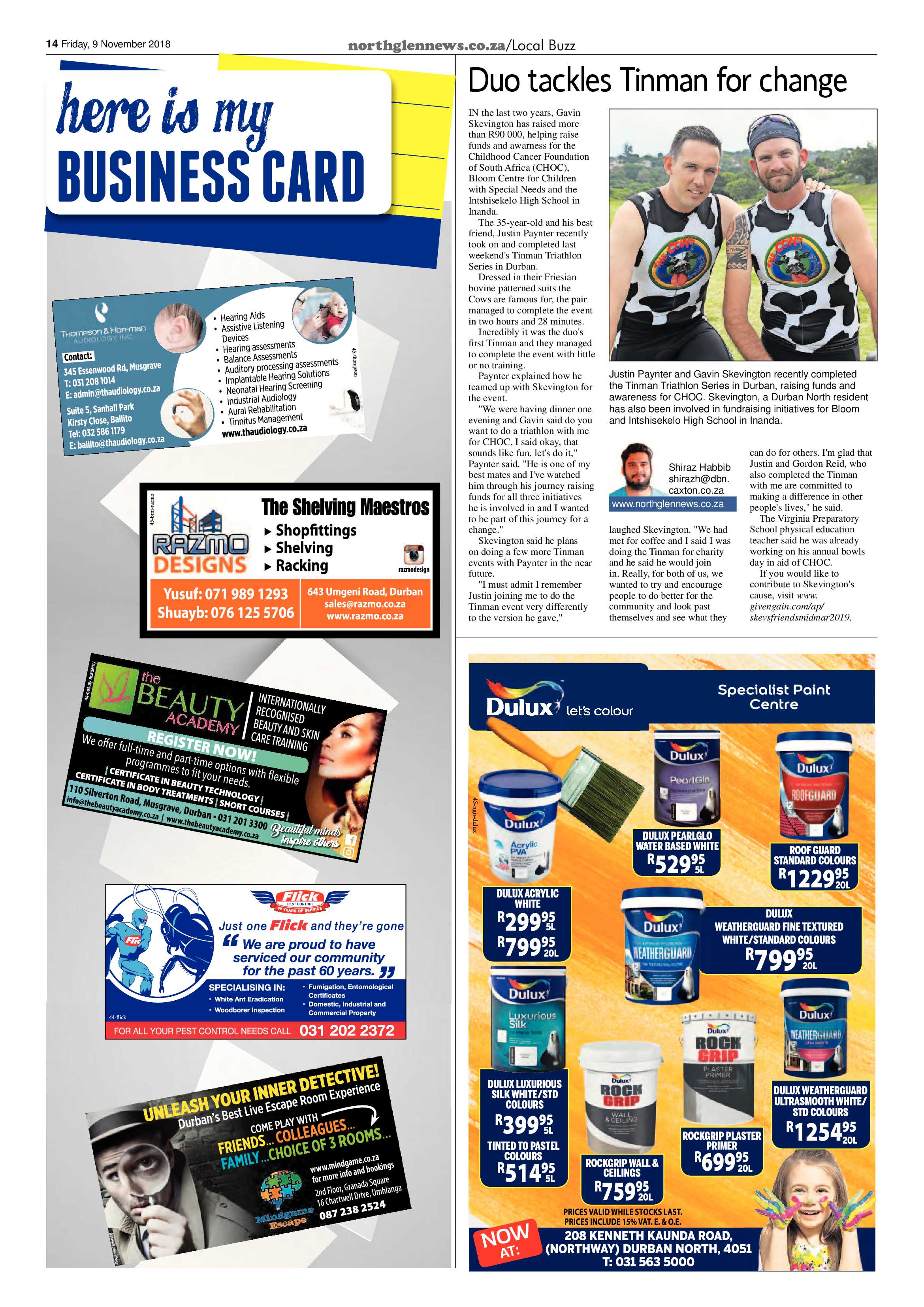 Northglen News 9 November 2018 page 14