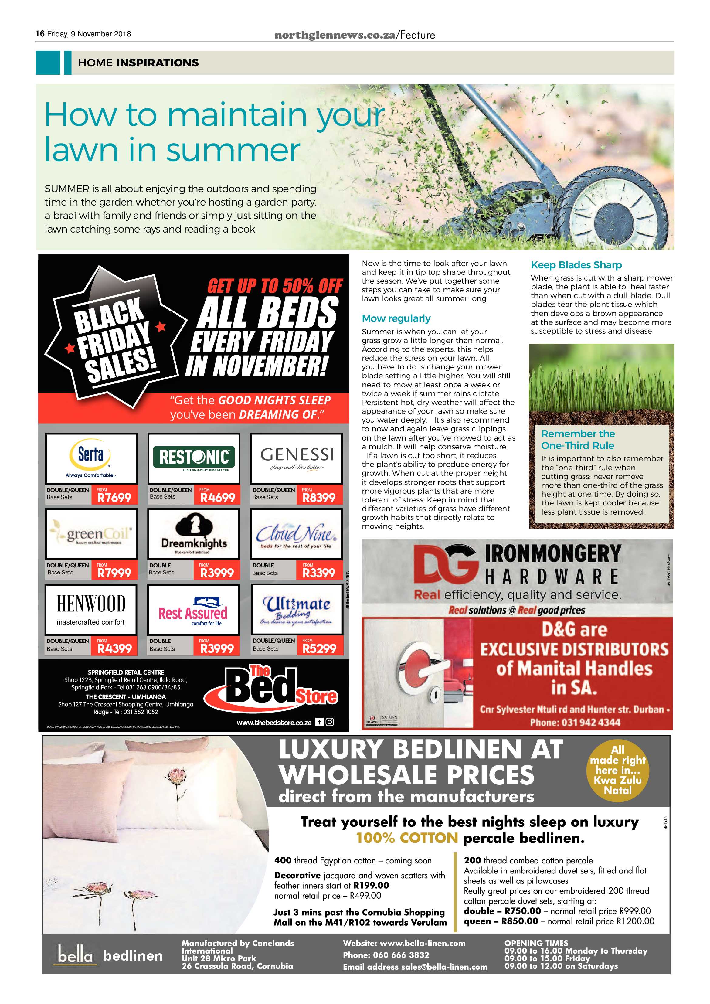 Northglen News 9 November 2018 page 16