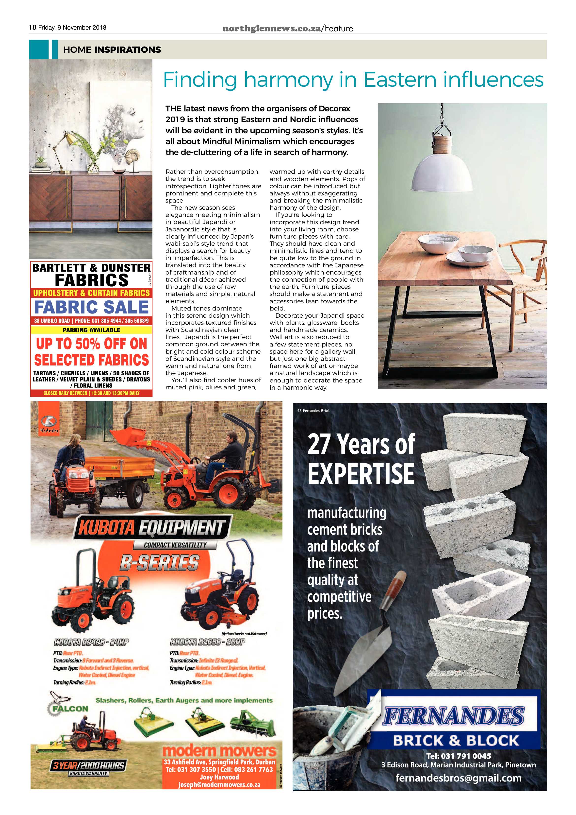 Northglen News 9 November 2018 page 18
