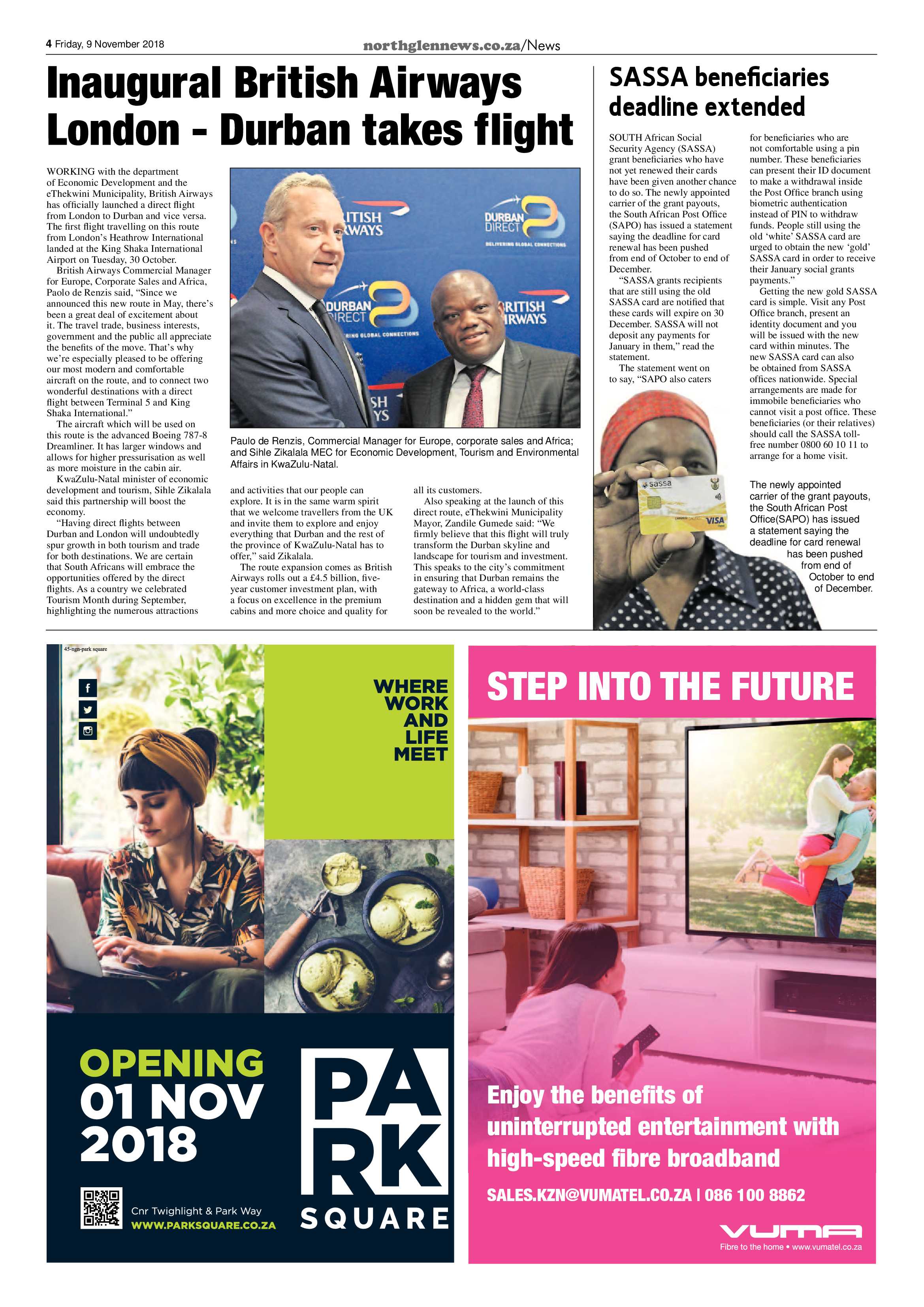 Northglen News 9 November 2018 page 4
