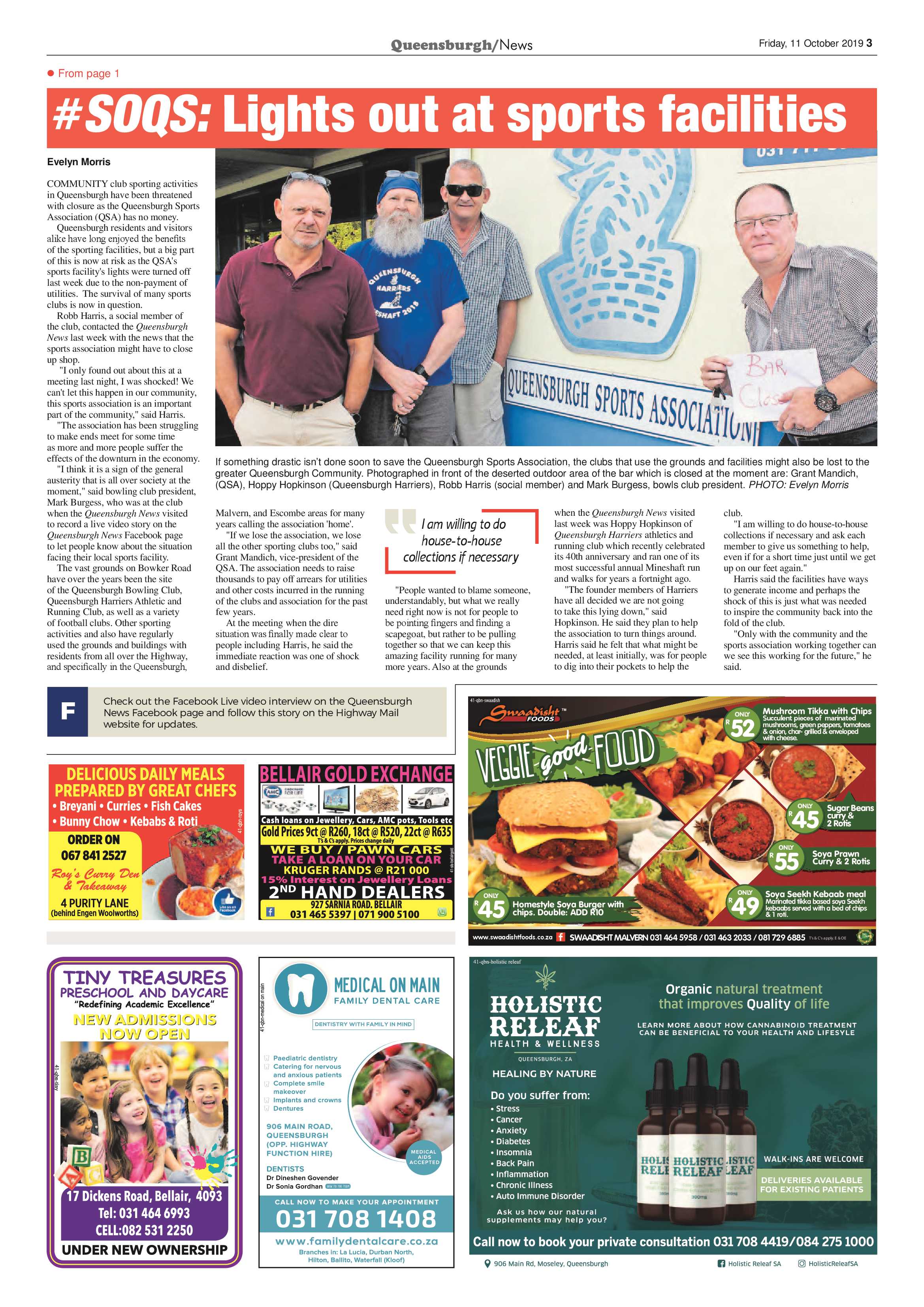 Queensburgh News 11 October 2019 page 3