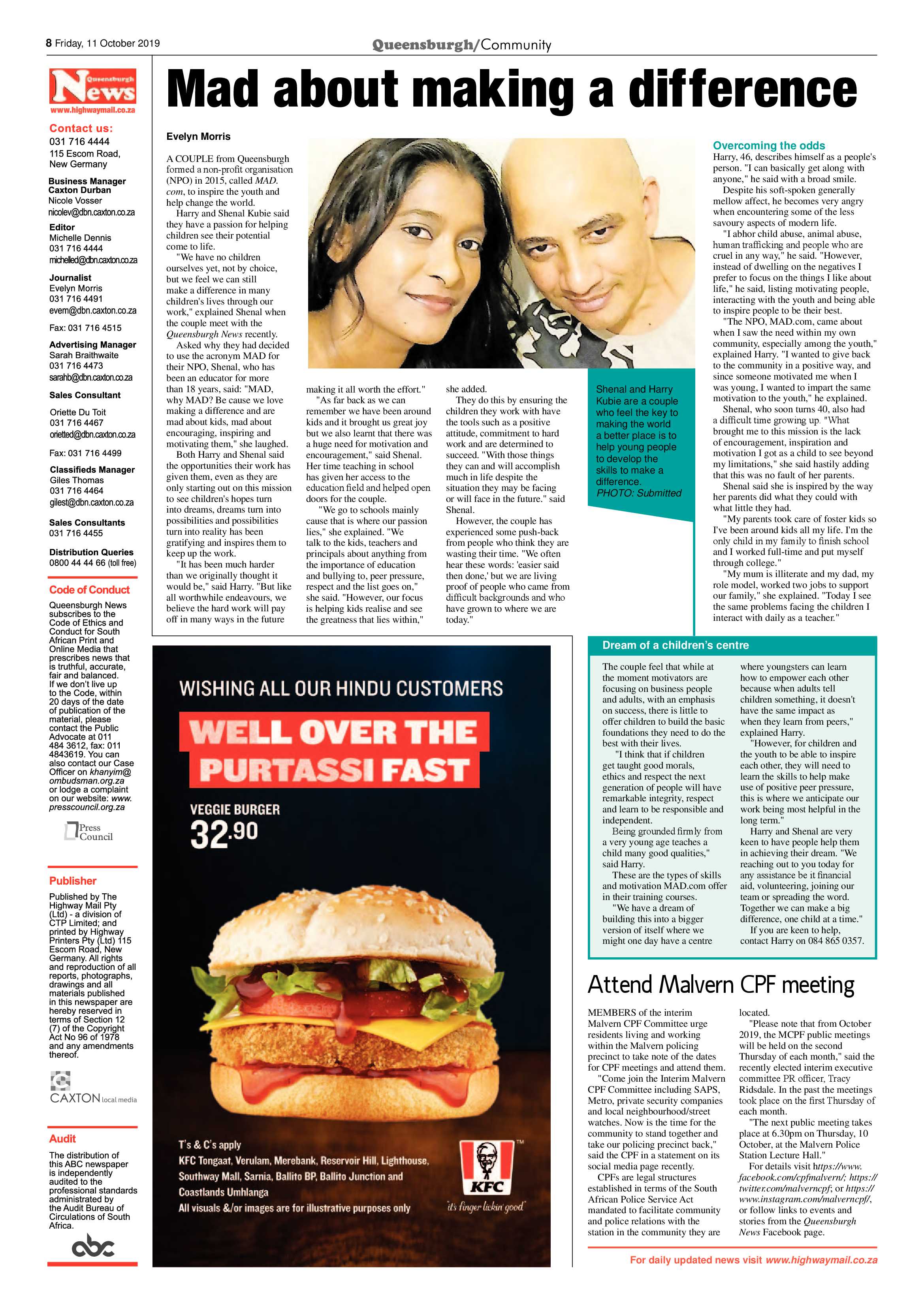 Queensburgh News 11 October 2019 page 8